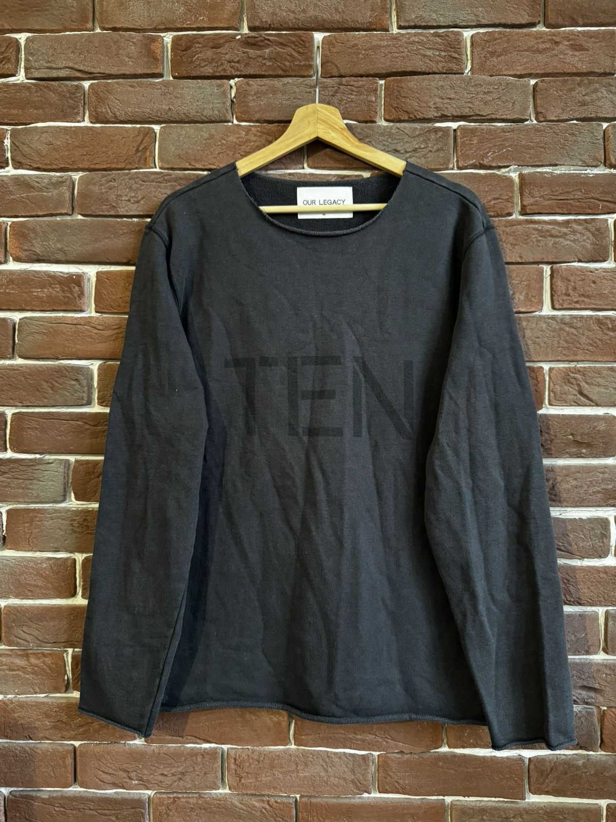 Acne Studios Our Legacy AW15 Crewneck Black Rare Casual 50 Large Hype Size US L / EU 52-54 / 3 - 1 Thumbnail