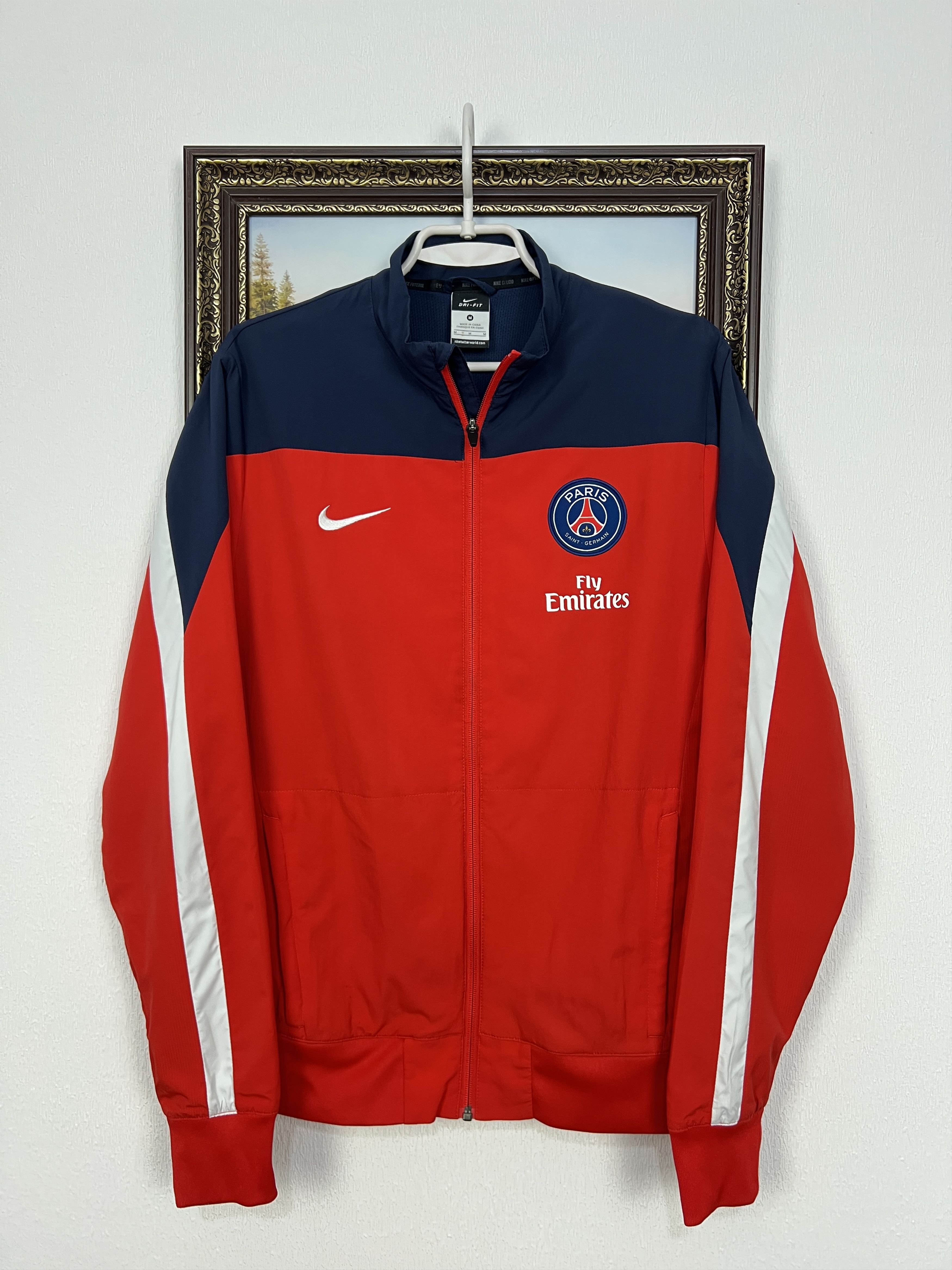 Nike Nike PSG Paris Saint Germain Football Jacket Soccer Size US M / EU 48-50 / 2 - 1 Thumbnail