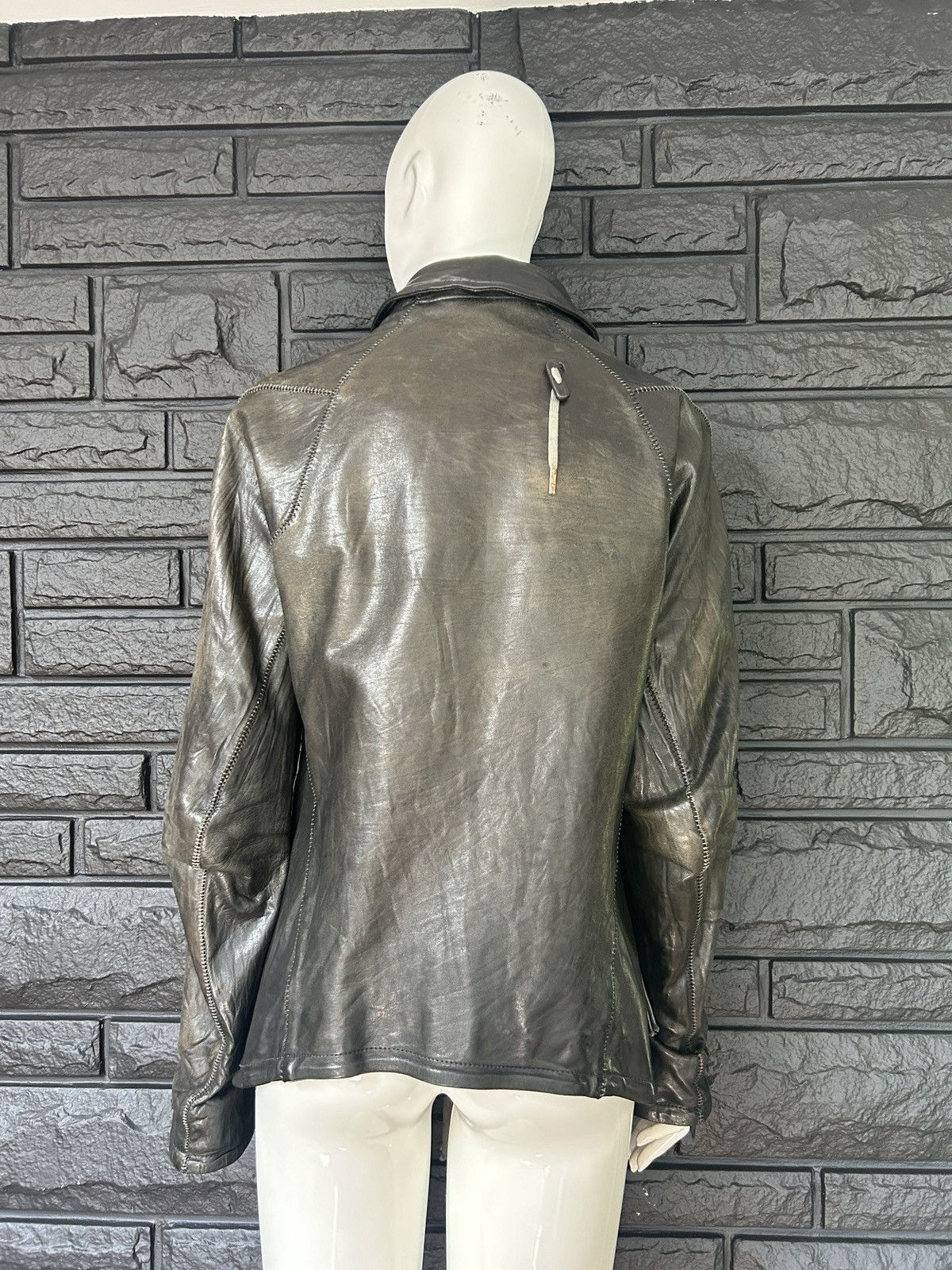 Boris Bidjan Saberi Boris Bidjan Saberi J2-F251 S/S 2014 Horse Leather Jacket Size US M / EU 48-50 / 2 - 4 Thumbnail