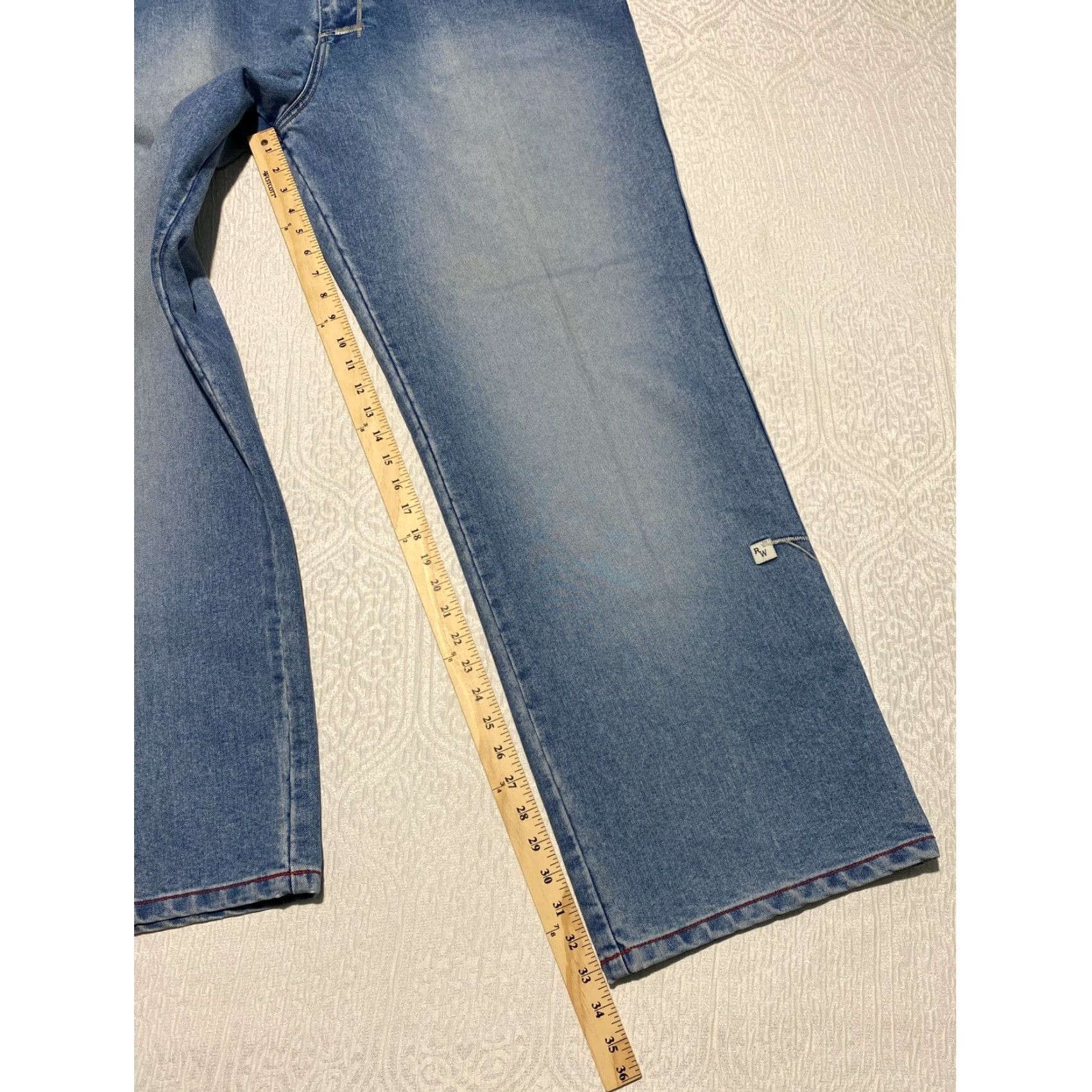 Rocawear Rocawear Jeans Mens Size 40x34 Blue Denim Embroidered Logo Baggy Wide-Leg 90s Retro Logo Size US 40 / EU 56 - 7 Thumbnail