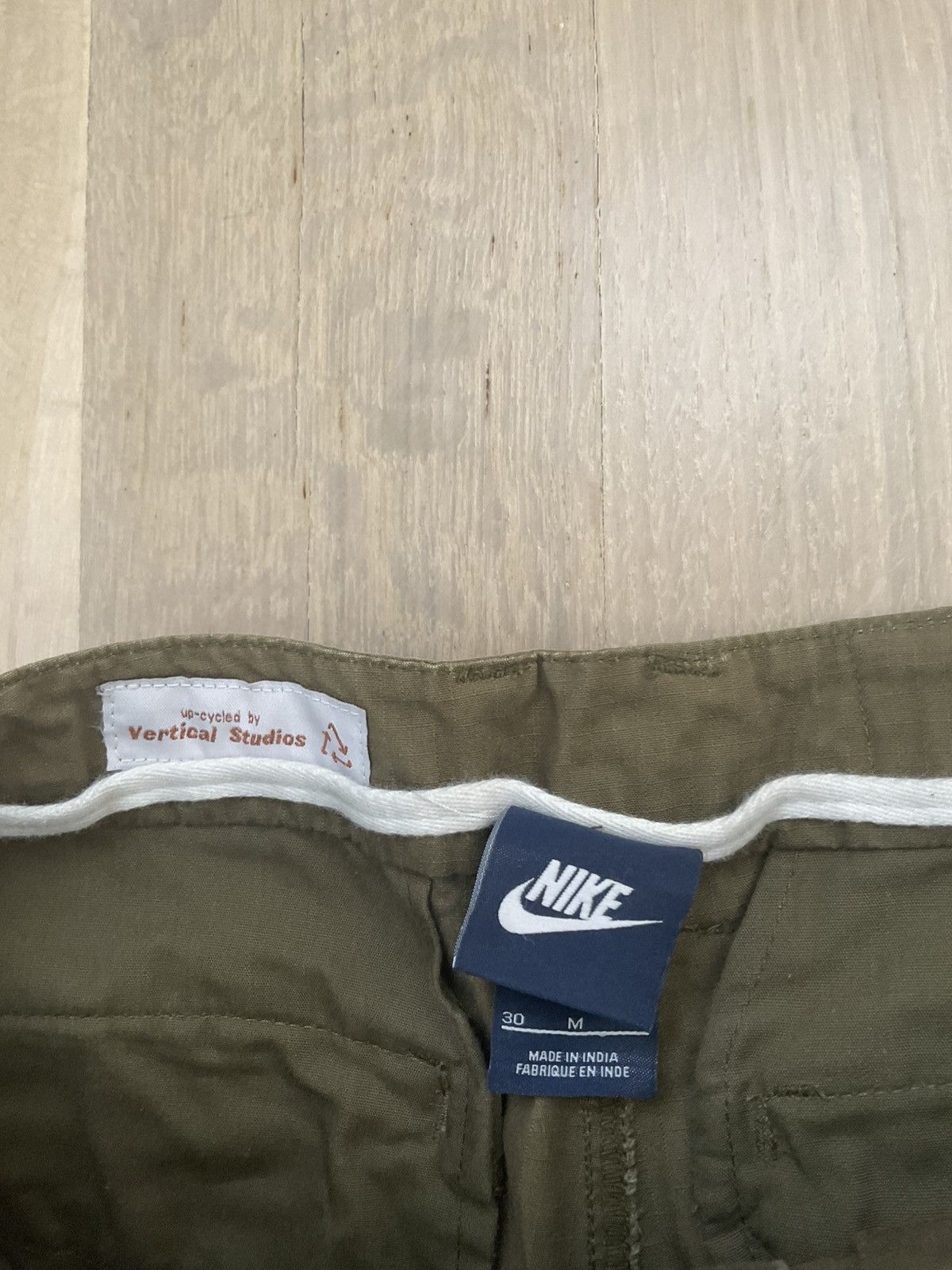 Nike Nike x Vertical Studios Patchwork Cargo Shorts Olive Custom Size US 30 / EU 46 - 5 Thumbnail