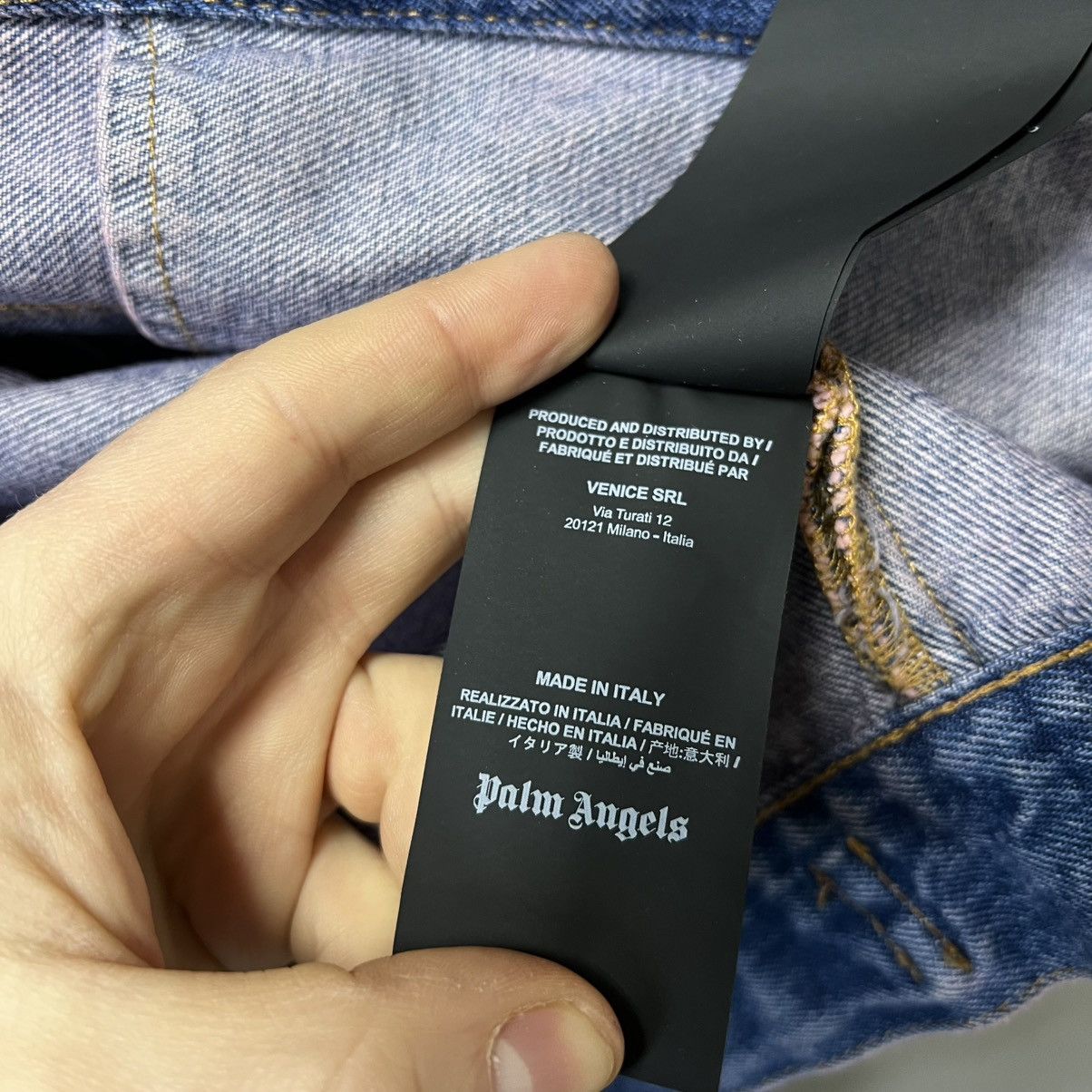 Palm Angels Palm Angels Vintage Denim Jacket With Bandana Motif Size US S / EU 44-46 / 1 - 22 Thumbnail