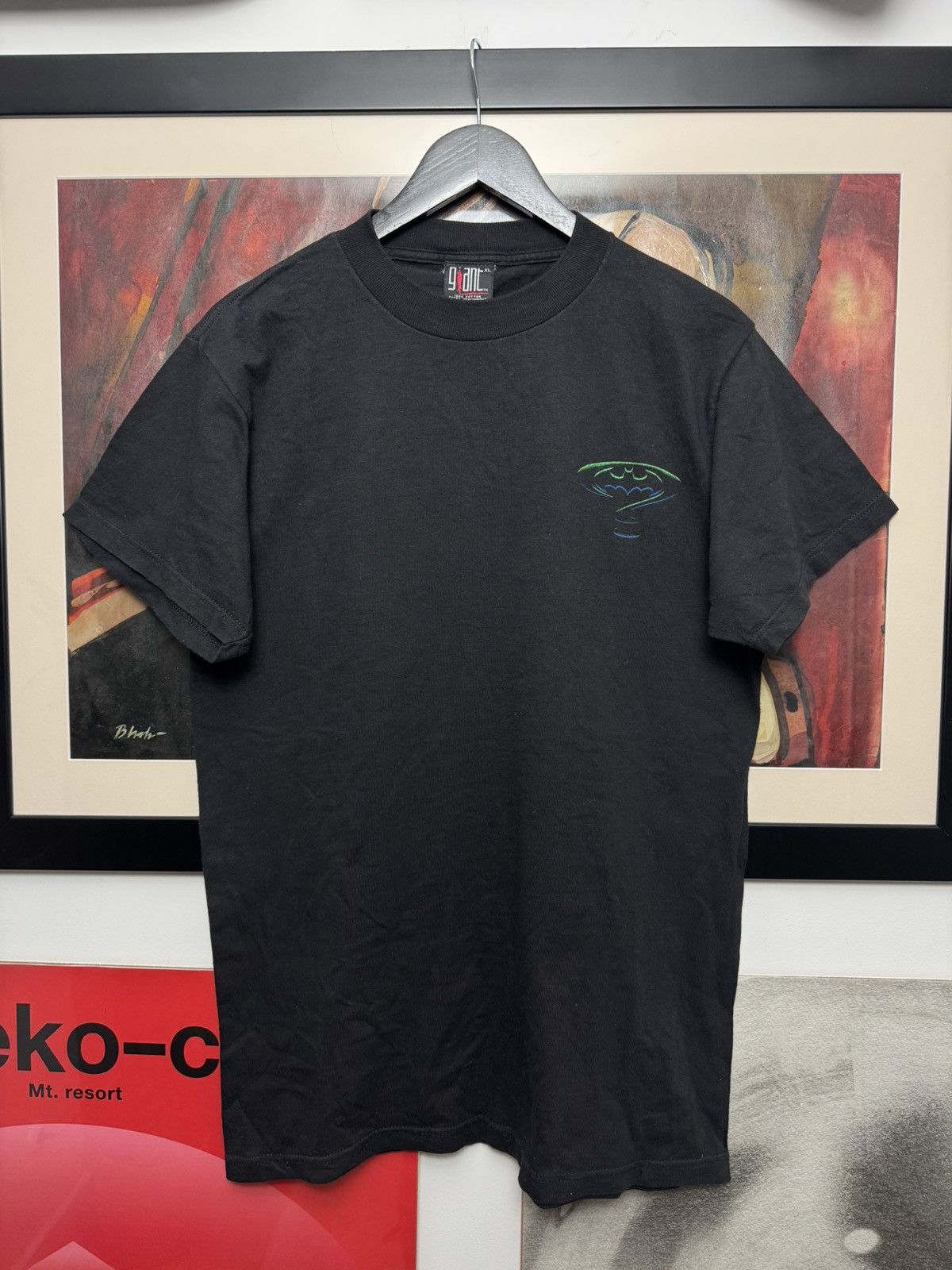 1995 The Riddler Batman Forever Vintage Tee Movie 1990s Rare