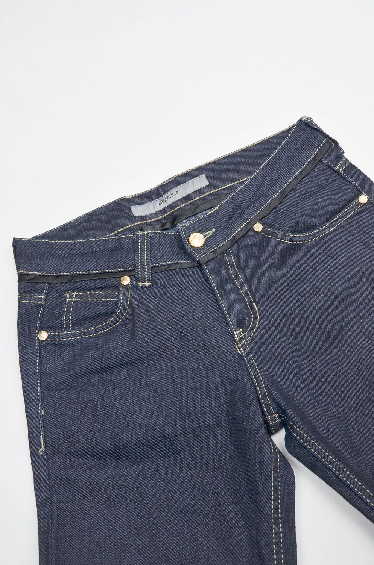 Karl Lagerfeld Lagerfeld Straight-Leg Jeans – Size 28x34 (Made in Italy) Size 28" / US 6 / IT 42 - 3 Thumbnail