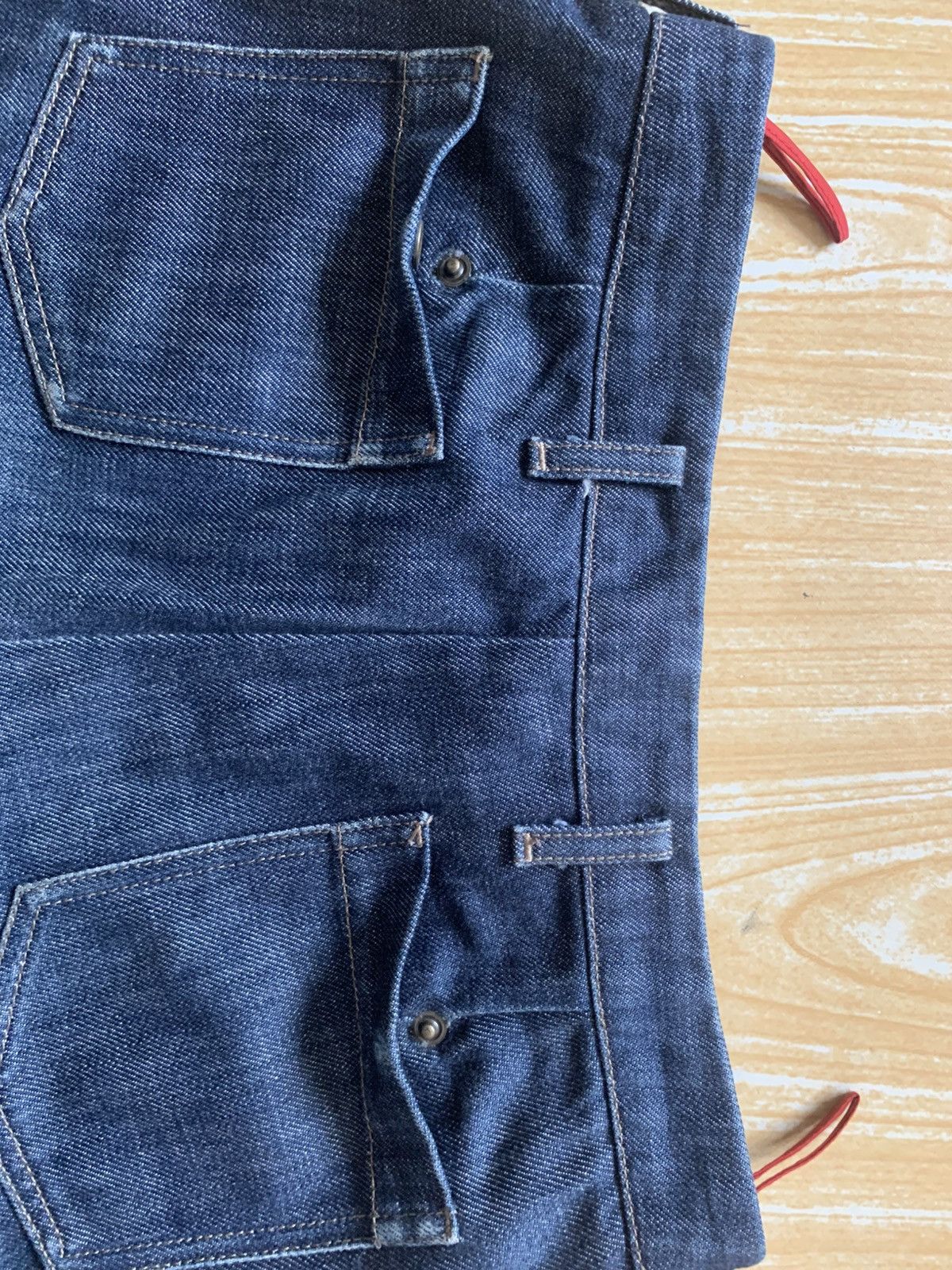Prada Prada Snap Buttons Blue Jeans (RN 98339-CA 34767) Size 27" / US 4 / IT 40 - 14 Thumbnail