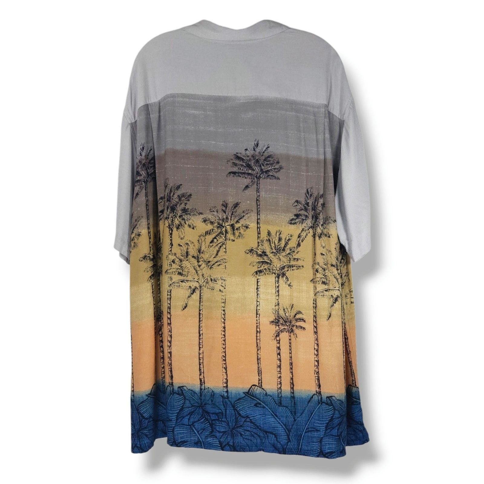 Batik Bay Batik Bay Rayon Hawaiian Aloha Camp Shirt Tree Sunset XXL Size US XXL / EU 58 / 5 - 2 Thumbnail