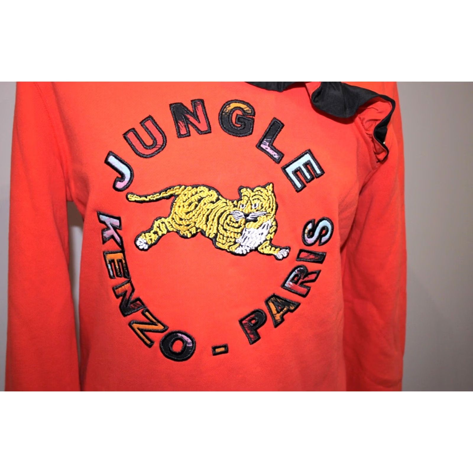 Kenzo Kenzo x H&M womens jumper pullover M Orange Jumper Pullover Women M Kenzo x H&M Shirt? Size M / US 6-8 / IT 42-44 - 2 Thumbnail