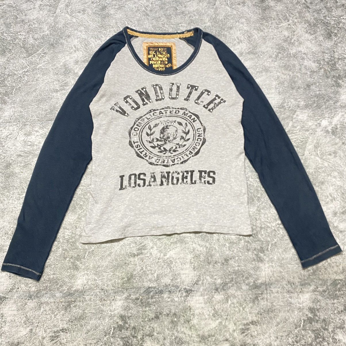 Von Dutch Vintage Von Dutch Swarovski Raglan Tee Size US M / EU 48-50 / 2 - 1 Thumbnail