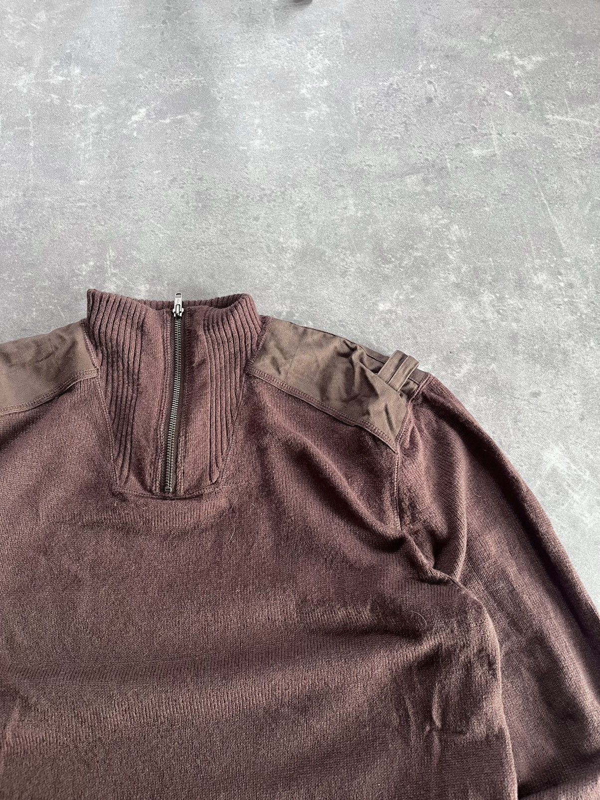 トップス archive 00s OAKLEY military sweater 00s Oakley Military 1/4 Zip Knit Sweater L XL