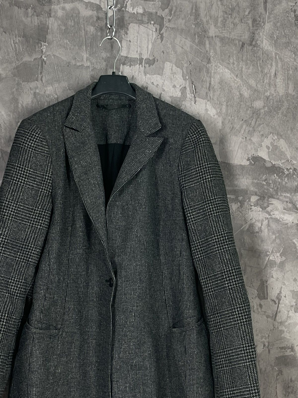 Allsaints × Vintage Allsaints wool Avant Garde coat Streetwear Y2K Size US S / EU 44-46 / 1 - 4 Thumbnail