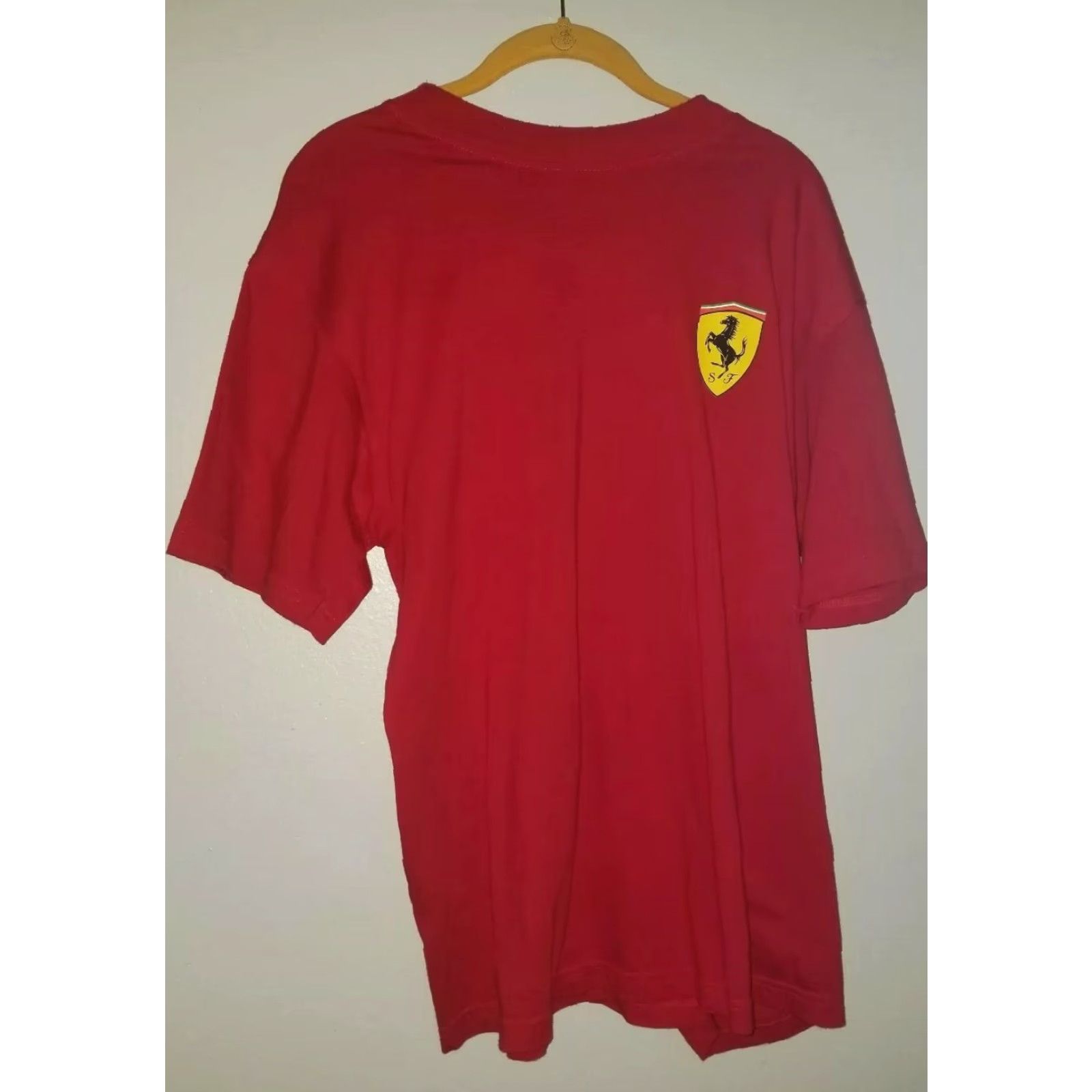 Ferrari VINTAGE Ferrari Retro Logo Red T-Shirt Mens M Racing Scuderia Ferrari Formula One 90s Shirt Mens M Red Logo Cotton Short Sleeve Graphic Tee Size US M / EU 48-50 / 2 - 7 Thumbnail