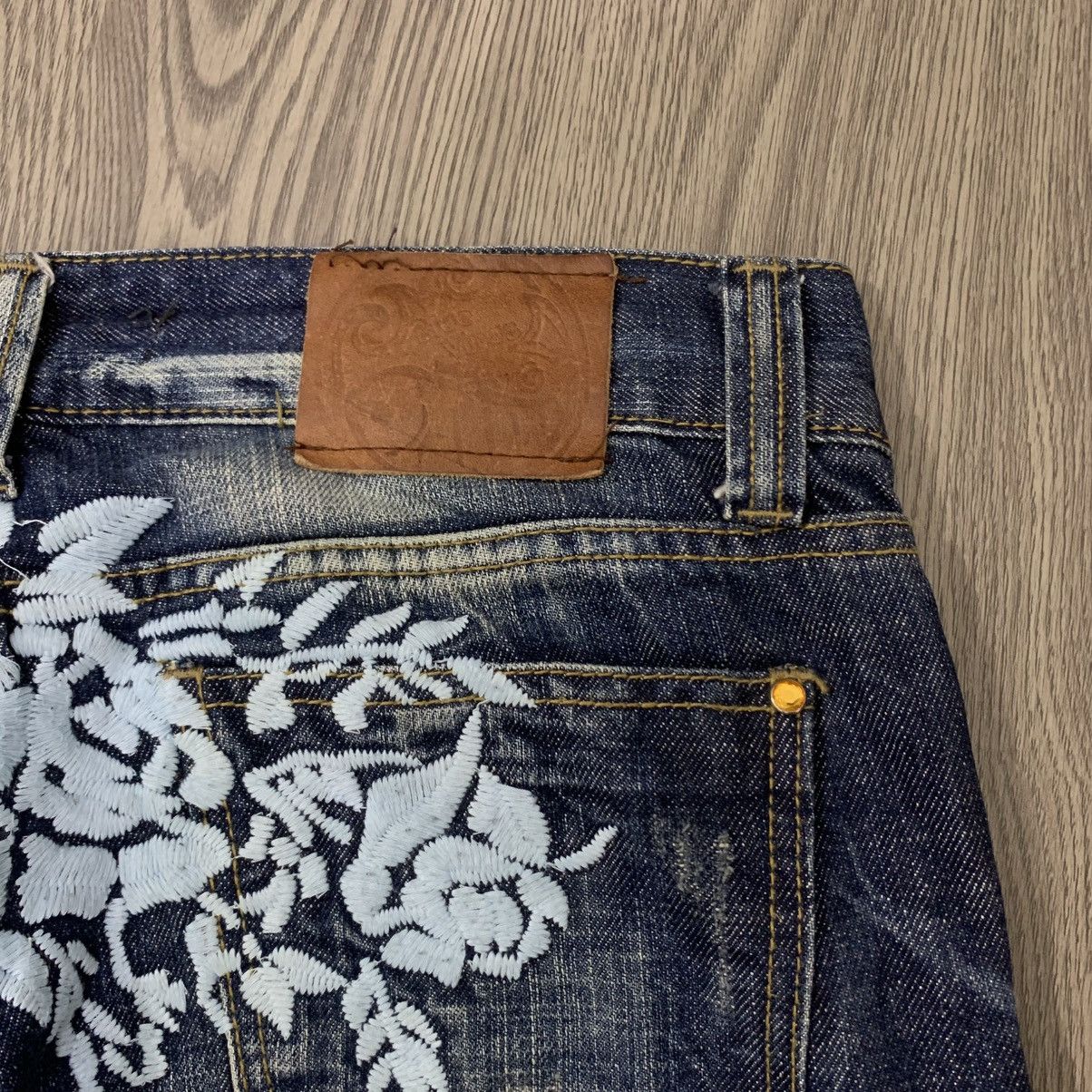 20471120 Blue Virus Flare Jeans Size US 32 / EU 48 - 3 Thumbnail