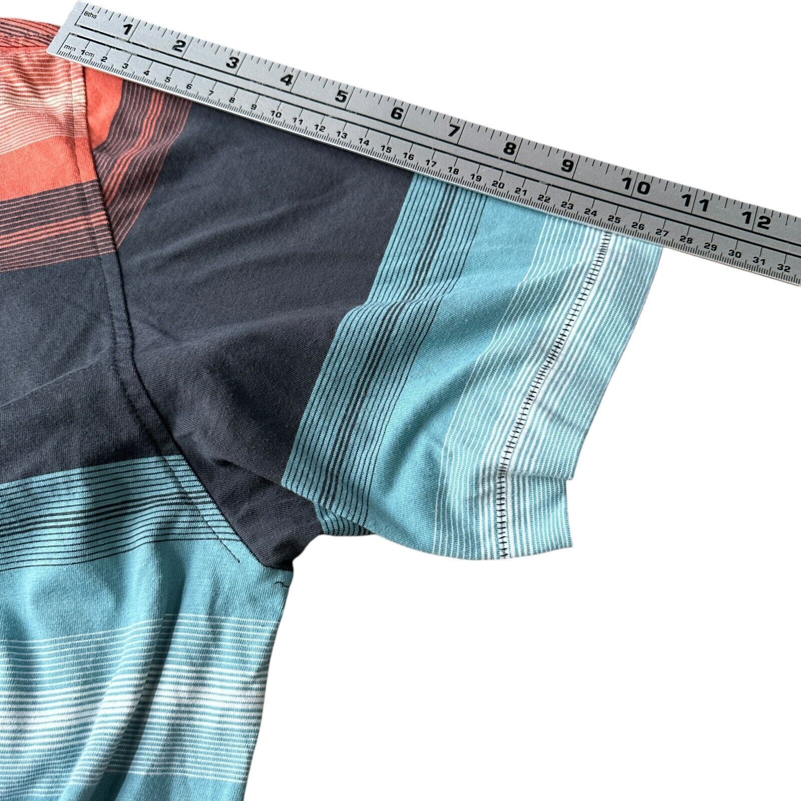 The Unbranded Brand Linksoul Polo Shirt Mens 2XL XXL Blue Striped Golf Cotton Size US XXL / EU 58 / 5 - 8 Thumbnail