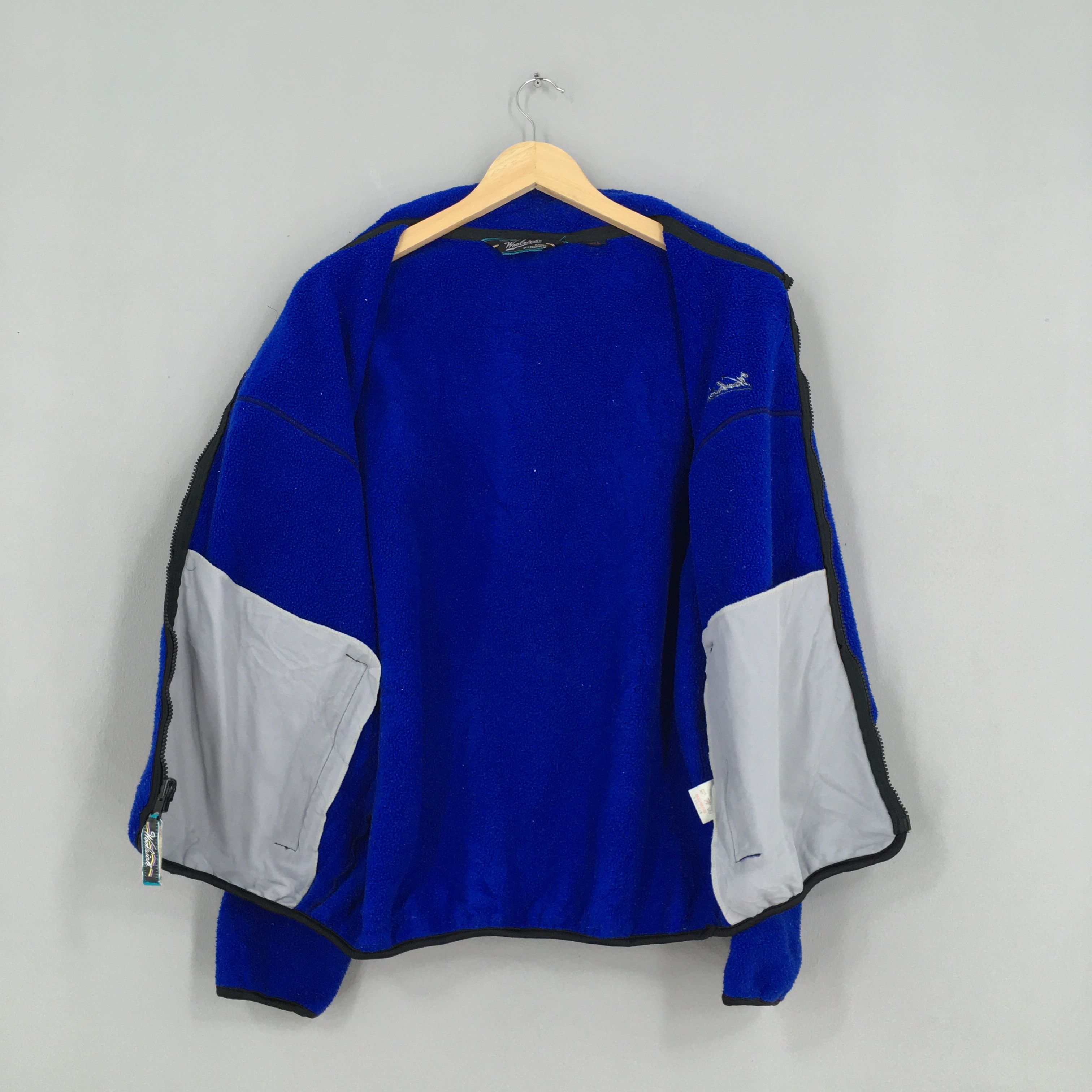Polartec × Vintage × Woolrich Woolen Mills Vintage Woolrich Polartec Fleece Blue Sweatshirt Large Size US L / EU 52-54 / 3 - 6 Thumbnail