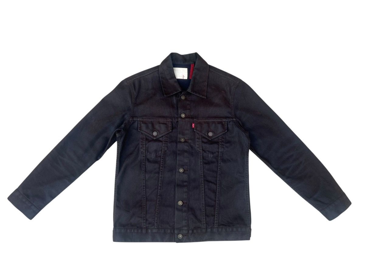 Levi's Vintage 2000s Levi’s Redloop Waxed Denim Trucker Jacket Size US L / EU 52-54 / 3 - 1 Thumbnail