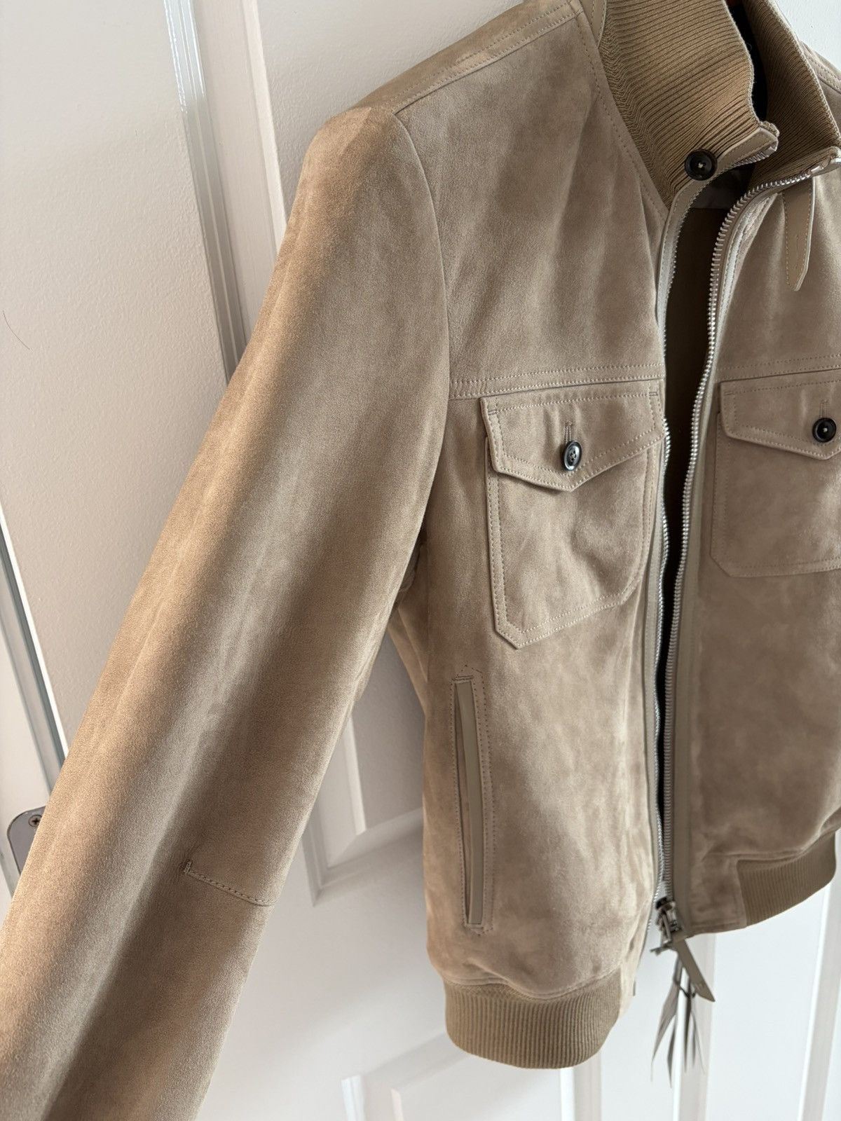 Tom Ford Tom Ford Suede Pocket Bomber Jacket 52 LBS060 LMS020S25 Size US L / EU 52-54 / 3 - 4 Thumbnail