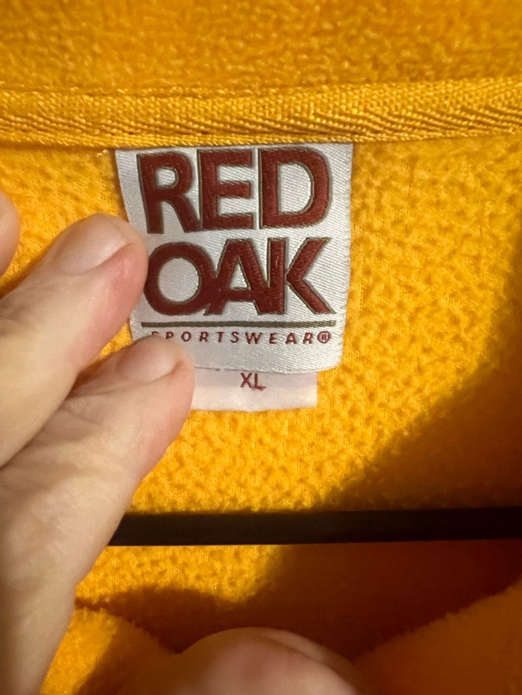 Other Men's RED OAK SPORTSWEAR Yellow XL Fleece 1/4 Zip Sweatshirt Size US XL / EU 56 / 4 - 3 Thumbnail