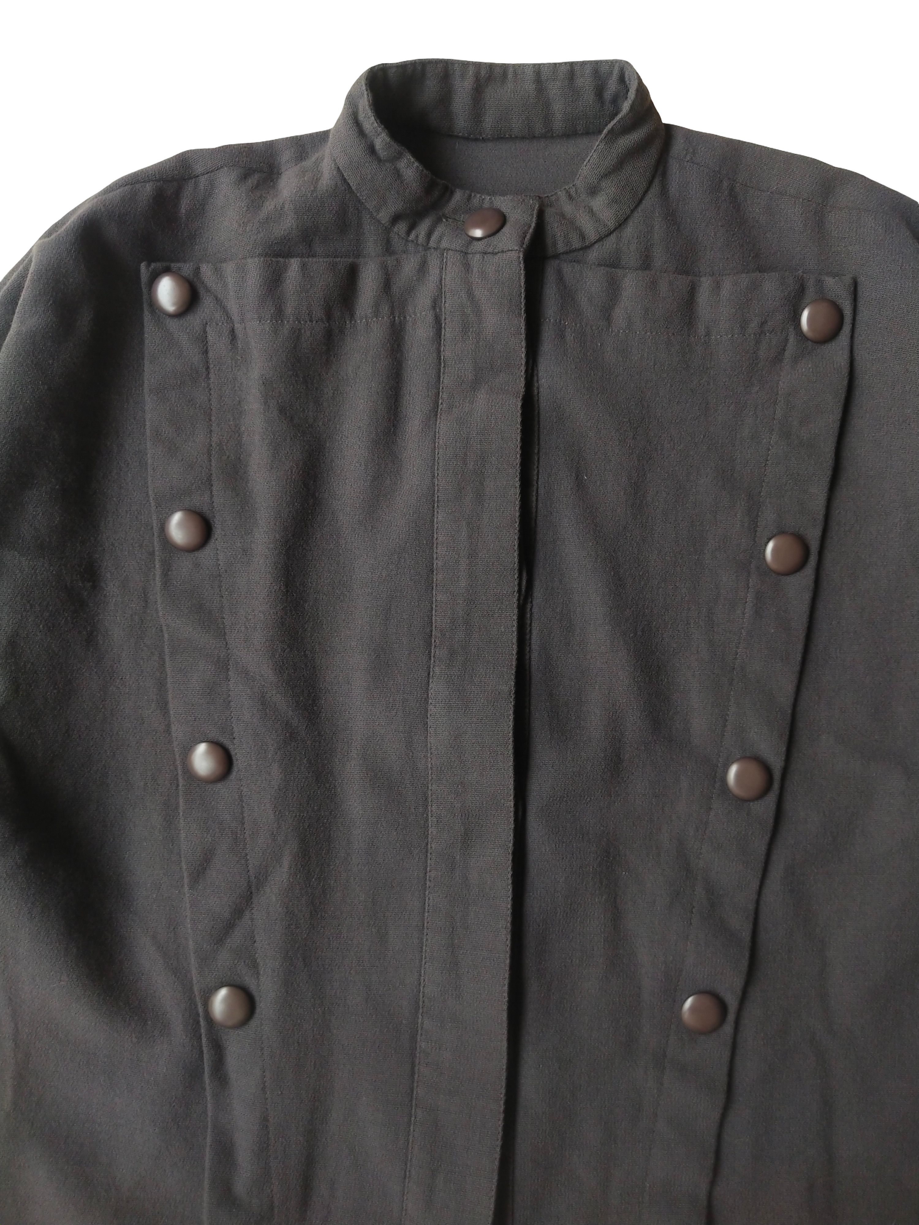Christian Dior Monsieur 1970s Christian Dior Archive Wool Plastron Military Jacket Size M / US 6-8 / IT 42-44 - 2 Thumbnail