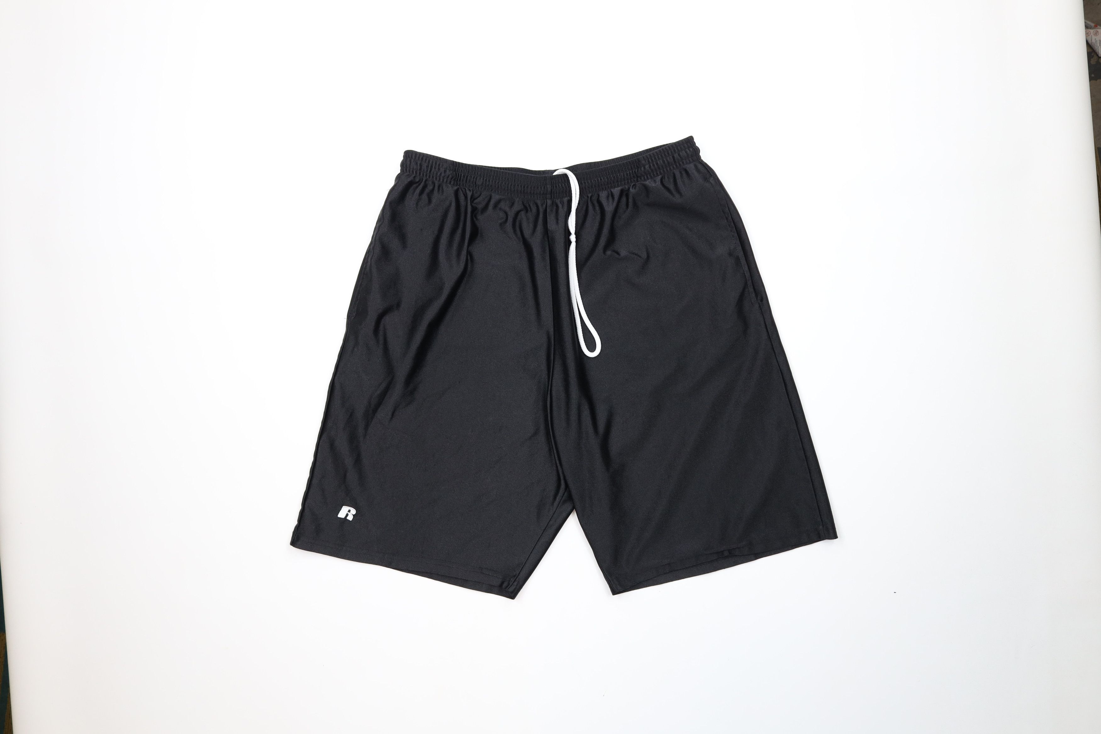 Russell Athletic × Vintage Vintage 90s Russell Athletic Polyester Basketball Shorts Size US 36 / EU 52 - 1 Thumbnail