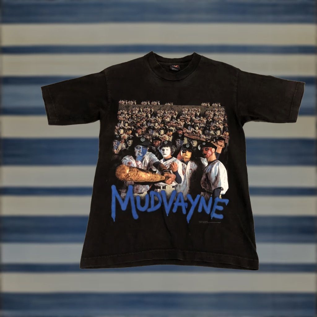 Vintage VINTAGE Mudvayne Can You Dig It Tour Black T-Shirt The Warriors Size Small Size US S / EU 44-46 / 1 - 1 Thumbnail
