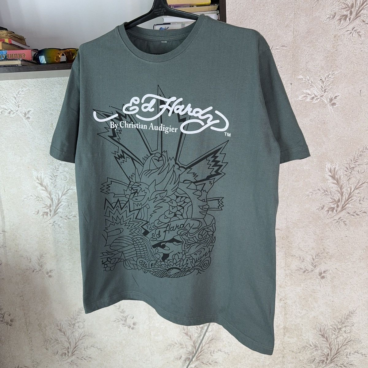 Christian Audigier × Ed Hardy Ed Hardy T shirt by Christian Audigier Y2K Streetwear XL Size US XL / EU 56 / 4 - 7 Thumbnail