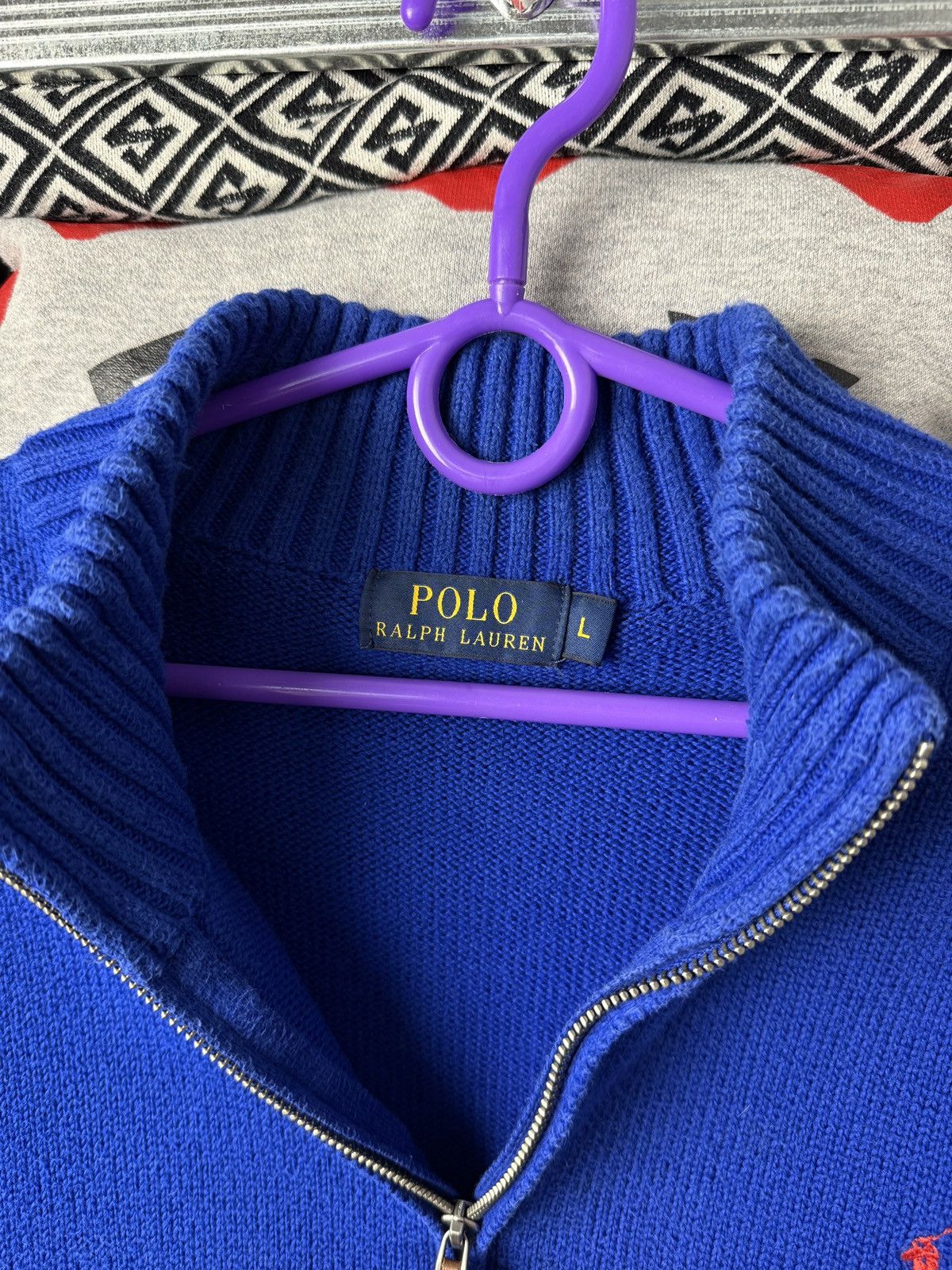 Polo Ralph Lauren Vintage Polo Ralph Lauren 1/4 Zip Knit Sweater Old Money Size US L / EU 52-54 / 3 - 10 Thumbnail