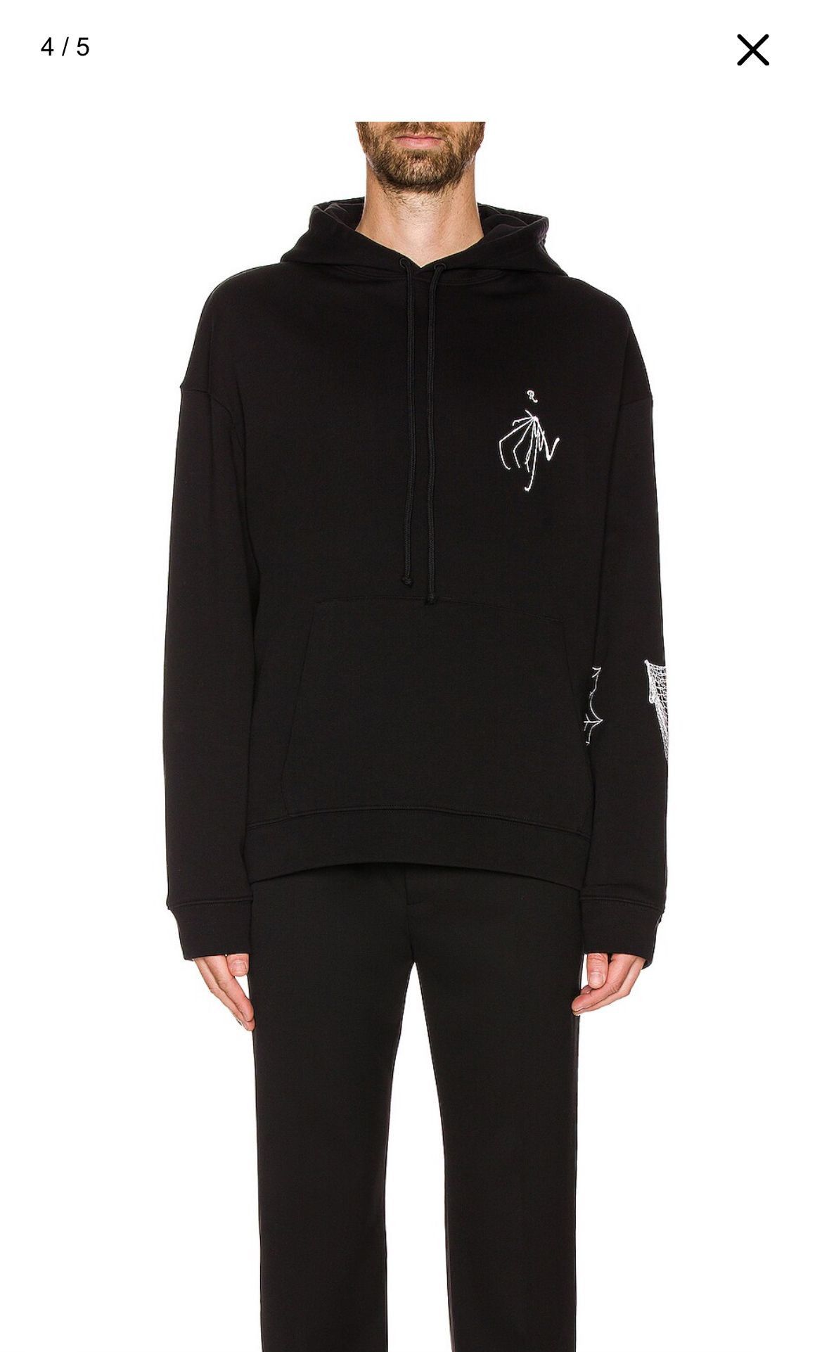 Raf Simons Raf Simons Gothic Web Hoodie Size Small Size US S / EU 44-46 / 1 - 3 Thumbnail