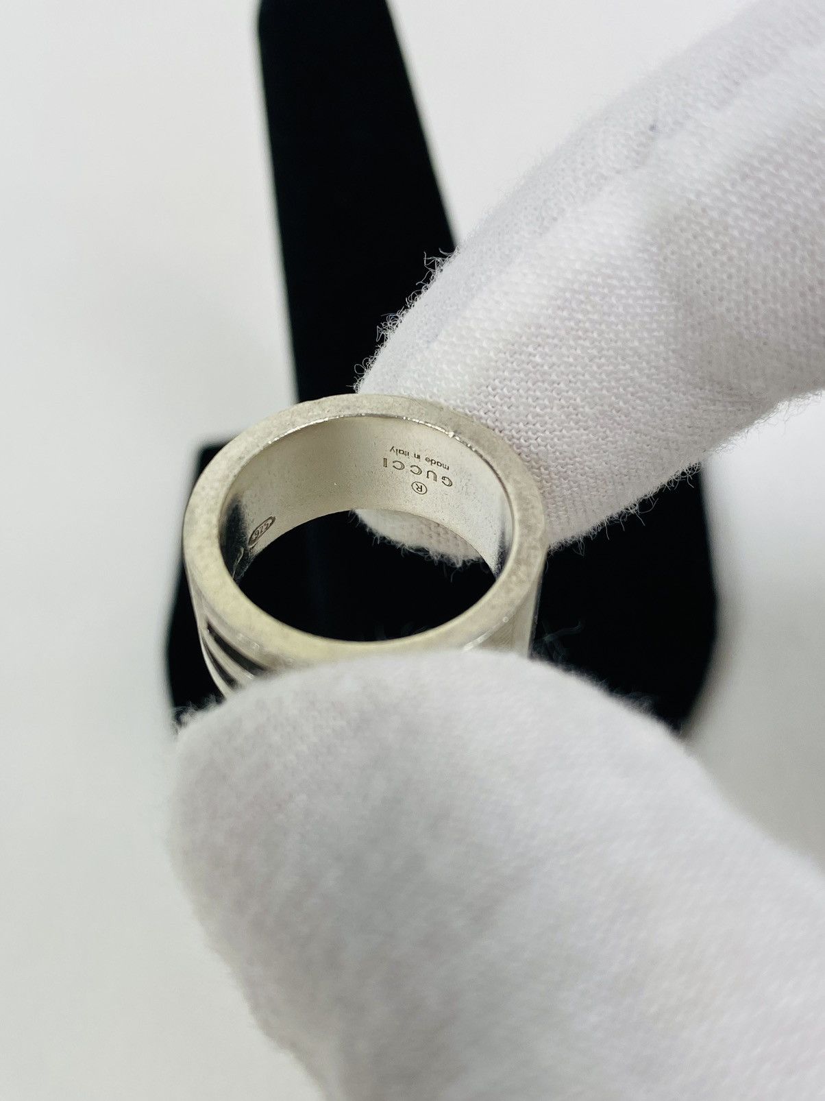 Gucci Gucci .925 Silver G Ring Size IT 7 Size ONE SIZE - 7 Thumbnail
