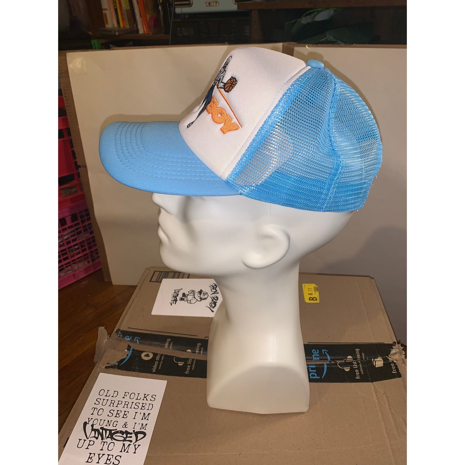 Other Space Cowboy Eternal A1 Trucker Hat NWT Light Blue Snapback Size ONE SIZE - 2 Thumbnail