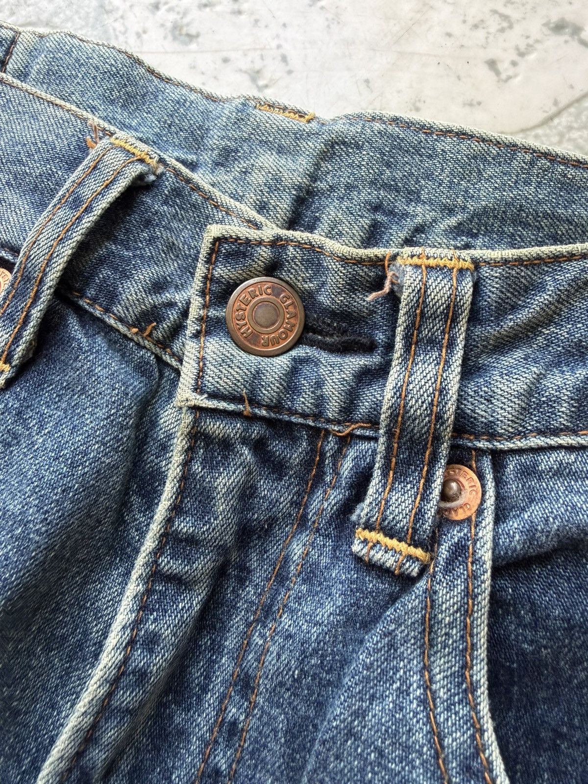 Hysteric Glamour Vintage Hysteric Glamour Flared Crazy Jeans Size US 28 / EU 44 - 6 Thumbnail
