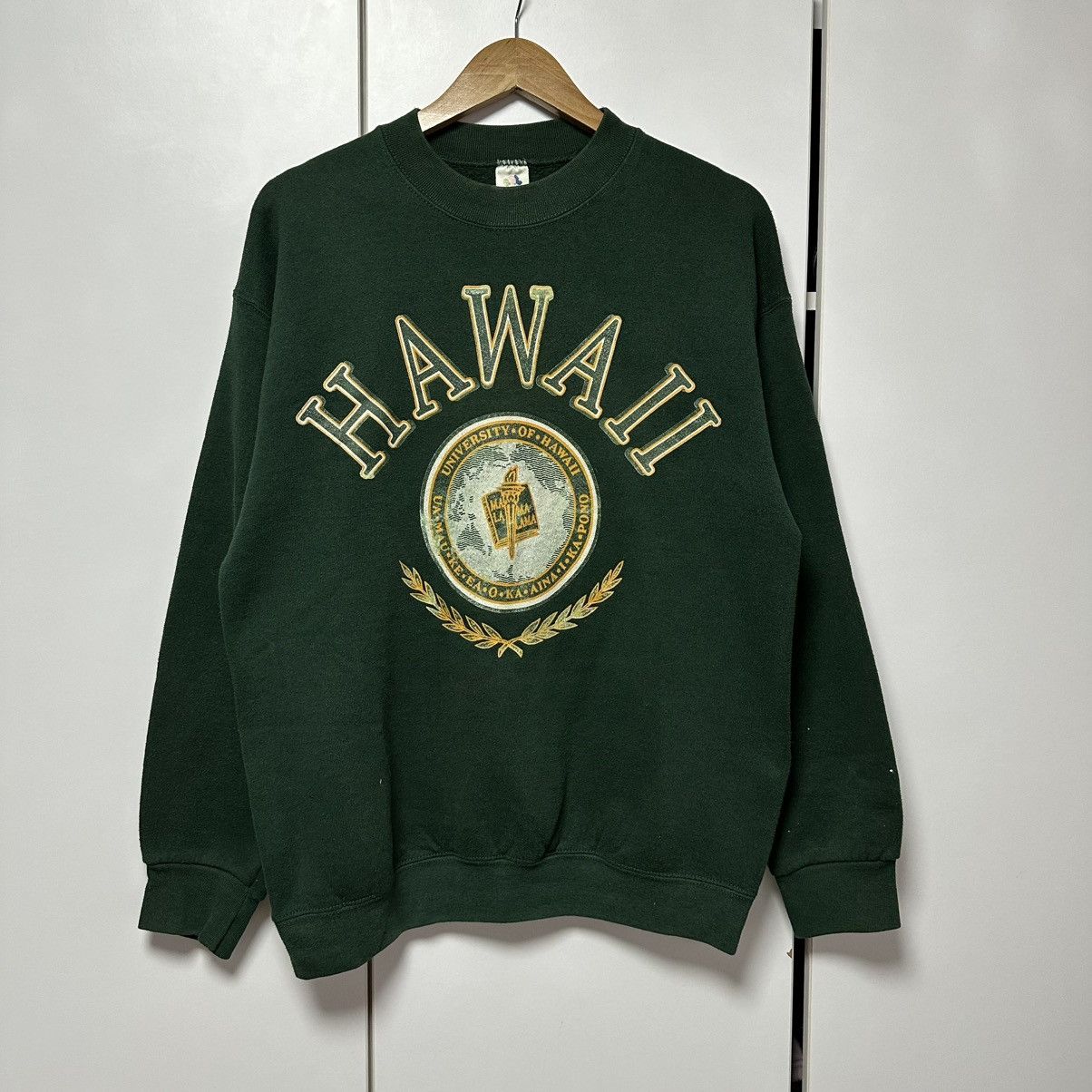 Vintage University of Hawaii Vintage USA Sweatshirt 90s 00s Size US L / EU 52-54 / 3 - 1 Thumbnail