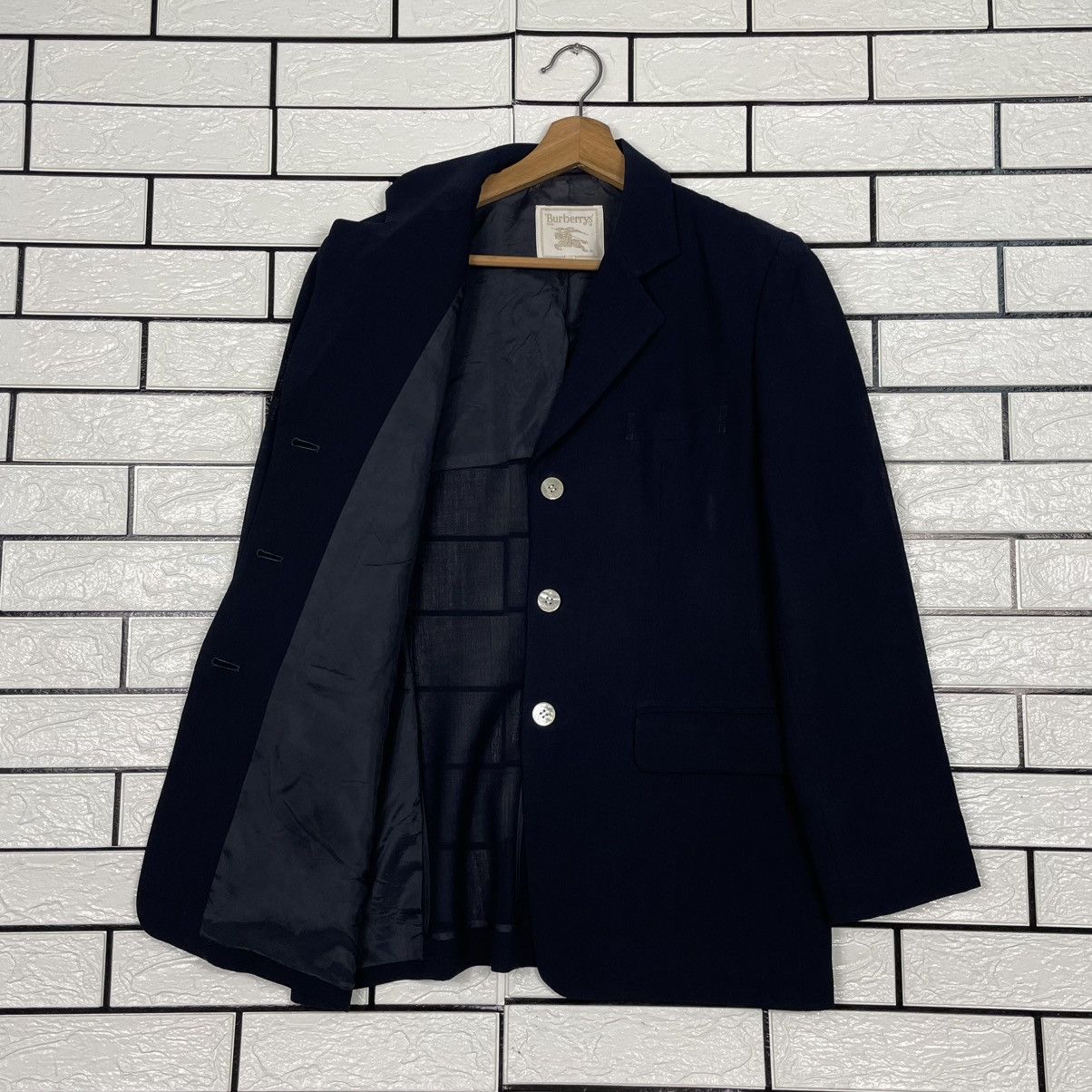 Burberry Vintage Burberrys Women Wool Black Jacket Size M / US 6-8 / IT 42-44 - 9 Thumbnail