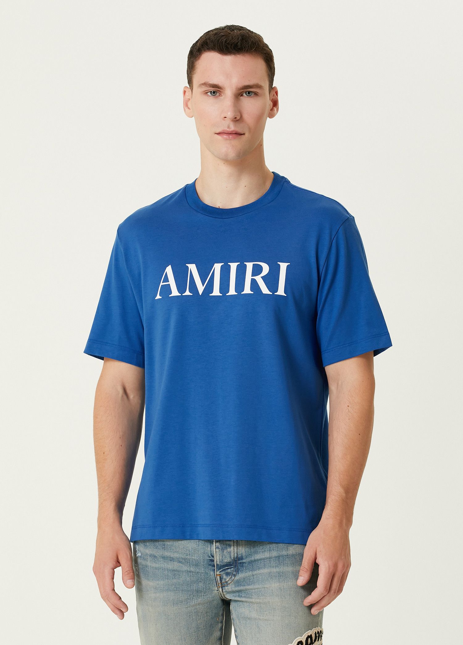 Amiri AMIRI Core collection blue logo print t-shirt Medium Size US M / EU 48-50 / 2 - 1 Thumbnail