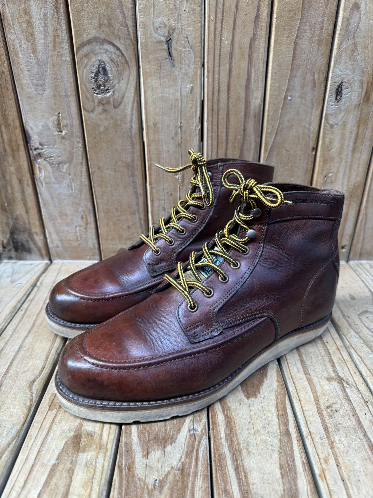 Wolverine Wolverine 1000 Miles x Filson brown leather boots UK 8 USA 9 Size US 9 / EU 42 - 1 Thumbnail