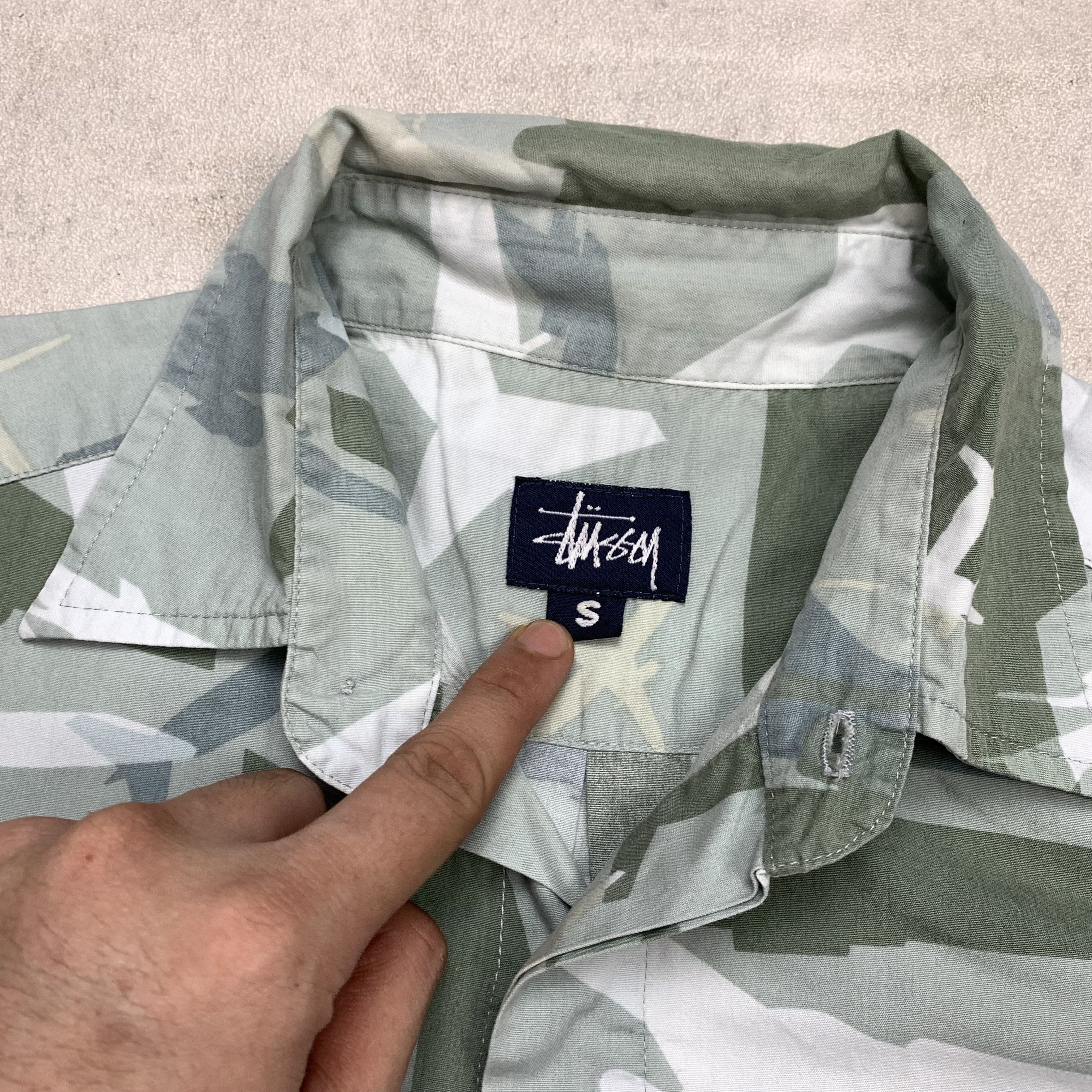Stussy Stussy Plane Over Print Button Up Shirt Size US M / EU 48-50 / 2 - 4 Thumbnail