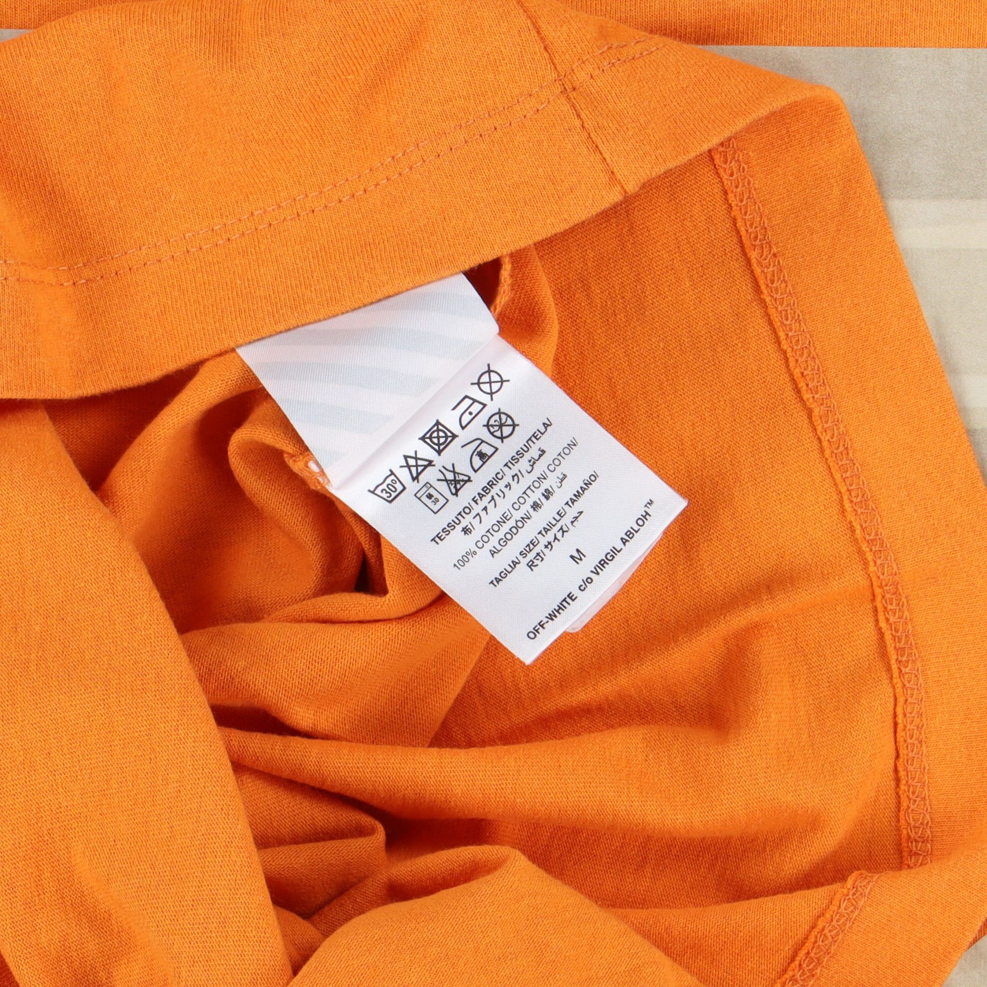 Off-White Orange Tape Arrows Logo T-Shirt Size M / US 6-8 / IT 42-44 - 7 Thumbnail