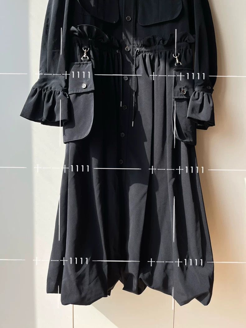 Comme des Garcons Comme Des Garcons Wool Dress Coat Windbreaker Coat Size S / US 4 / IT 40 - 6 Thumbnail