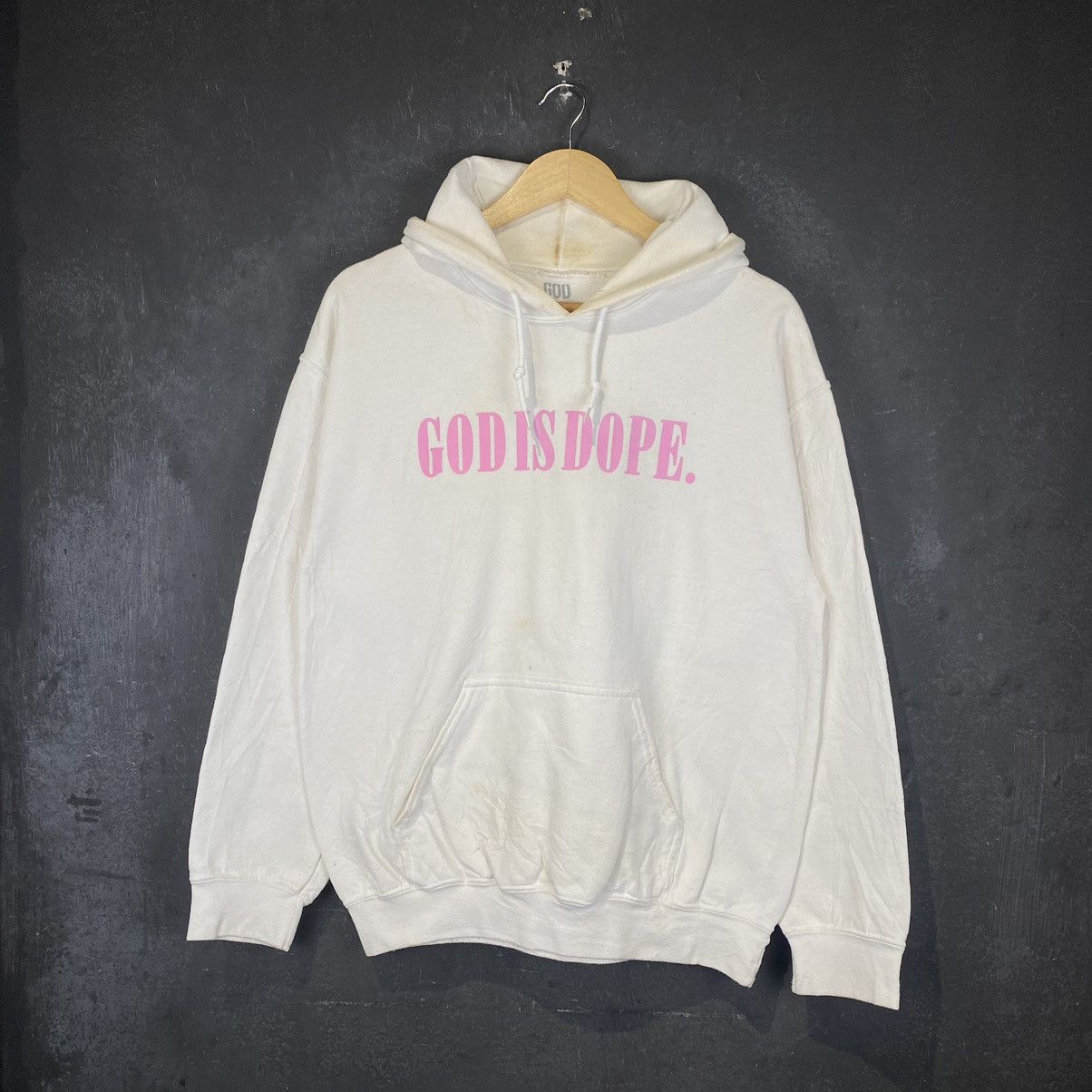 Other God Is Dope Thrashed Pullover Hoodie Size US M / EU 48-50 / 2 - 1 Thumbnail