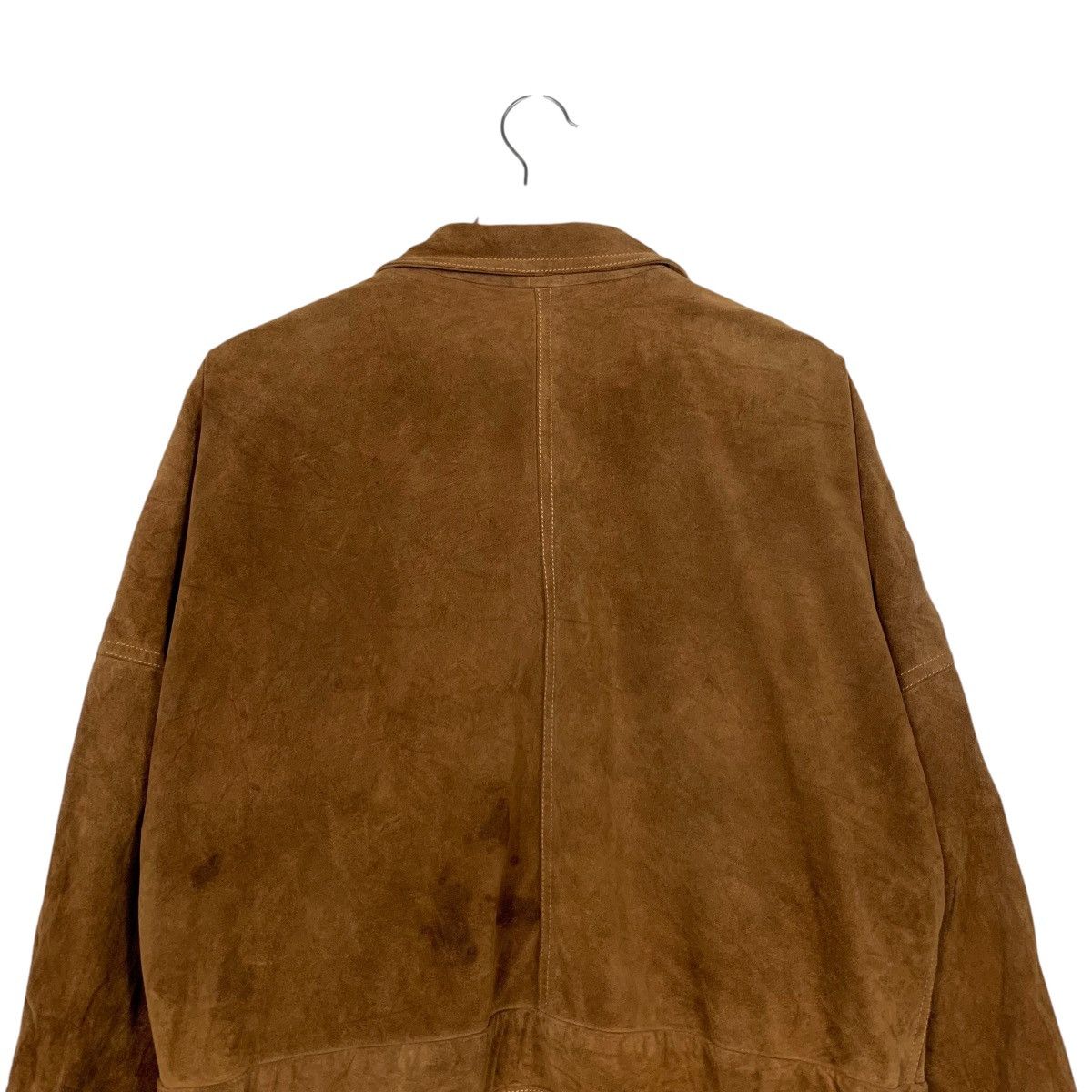Vintage 80s SACIP Made in Italy Deer Suede Leather Jacket #2552-C115 Size US M / EU 48-50 / 2 - 8 Thumbnail