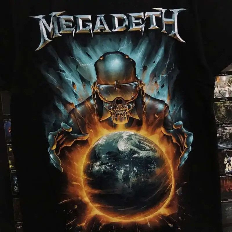 Vintage Vintage Mega Rock Music T-Shirt Size US XL / EU 56 / 4 - 2 Thumbnail