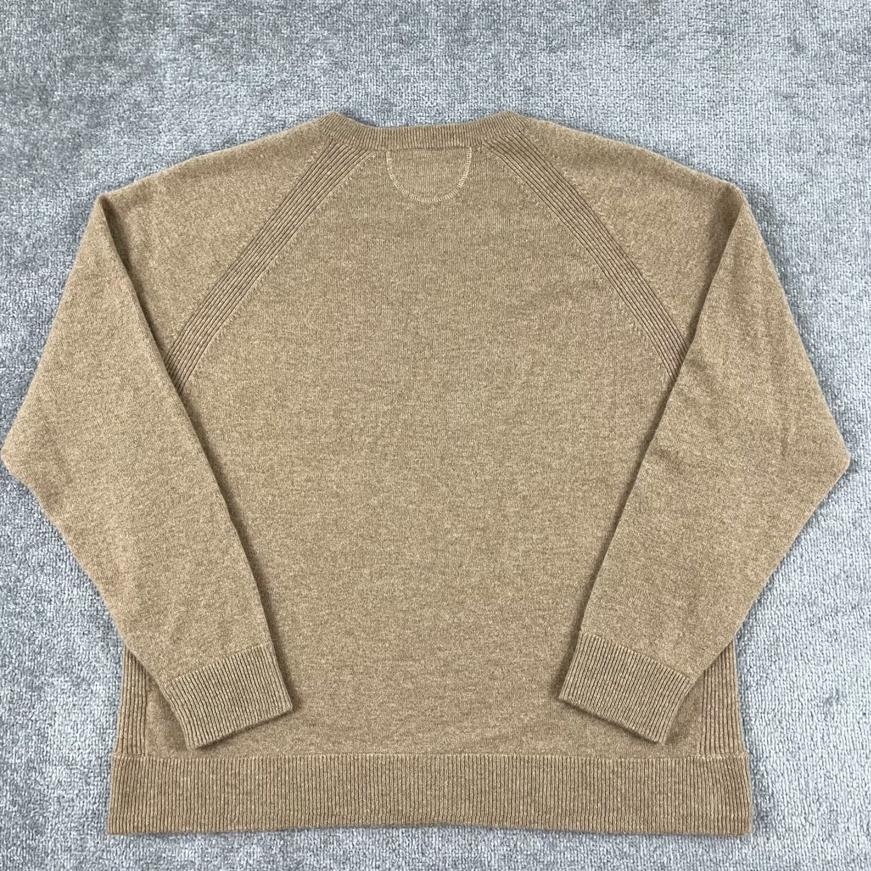 Vintage VINTAGE RAFFI Sweater Adult Mens Regular 2XL Brown 100% Cashmere Lightweight Crew Neck Jumper Size US XXL / EU 58 / 5 - 7 Thumbnail