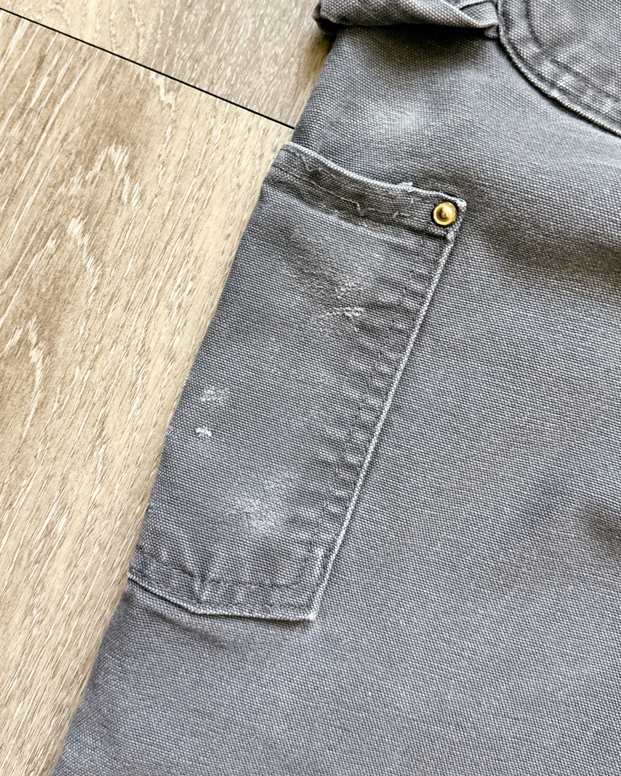 Carhartt Vintage Carhartt Double Knee Carpenter Pants Gray Workwear Size US 34 / EU 50 - 9 Thumbnail