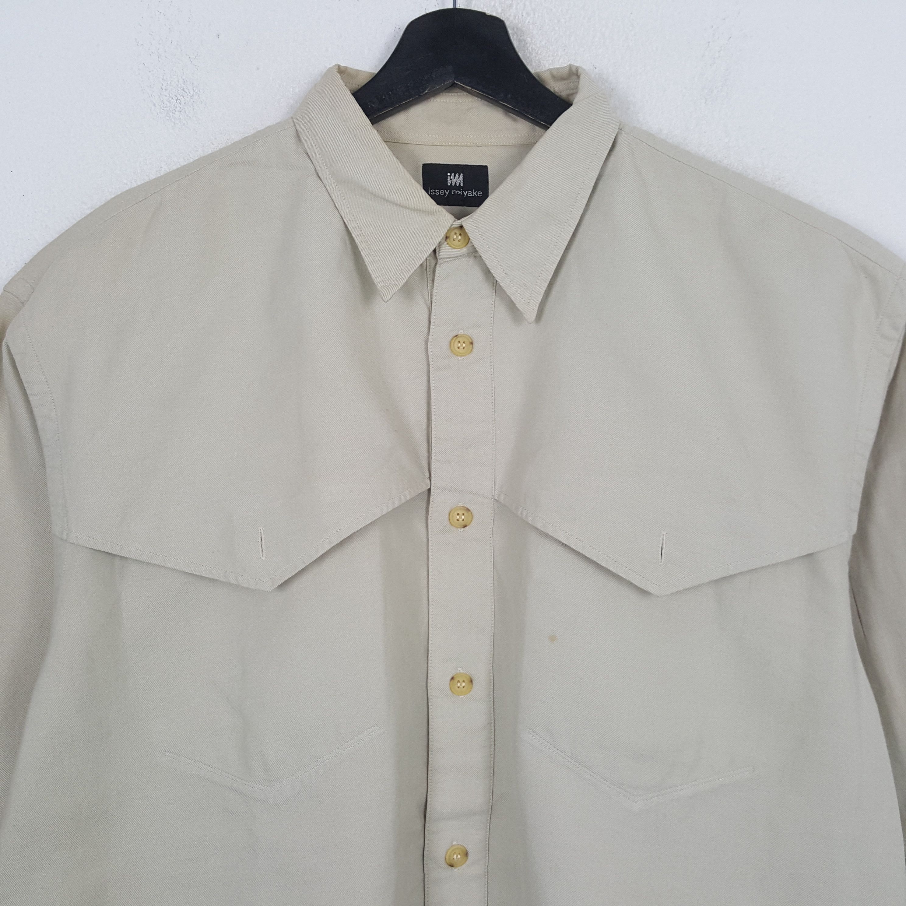 Issey Miyake Issey Miyake Japanese Designer Shirt C299N75 Size US XL / EU 56 / 4 - 4 Thumbnail
