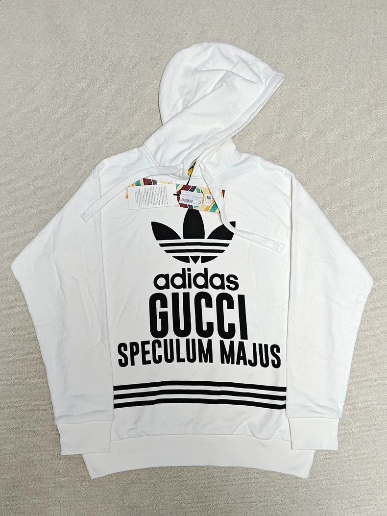 Gucci GucciAdidas 23SS Logo Hooded Cotton Sweatshirt 2503-Nextarr Size US S / EU 44-46 / 1 - 1 Thumbnail