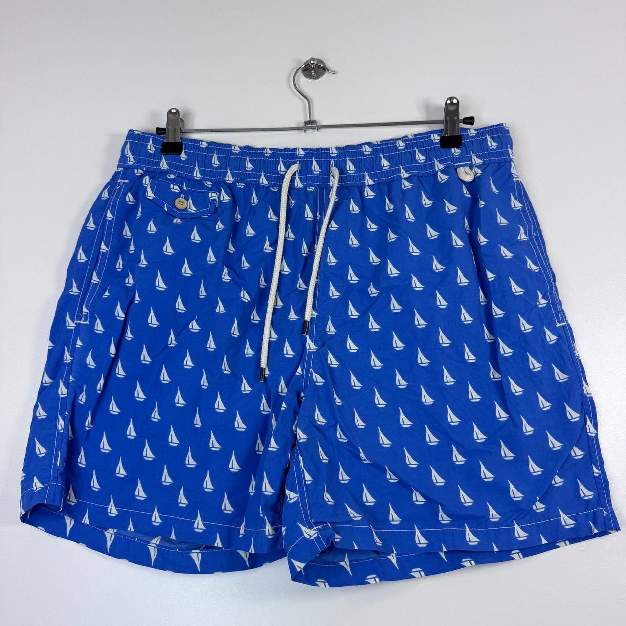 Polo Ralph Lauren Polo Ralph Lauren Swim Shorts Sailboat Print Mens Beach L Size US 34 / EU 50 - 1 Thumbnail