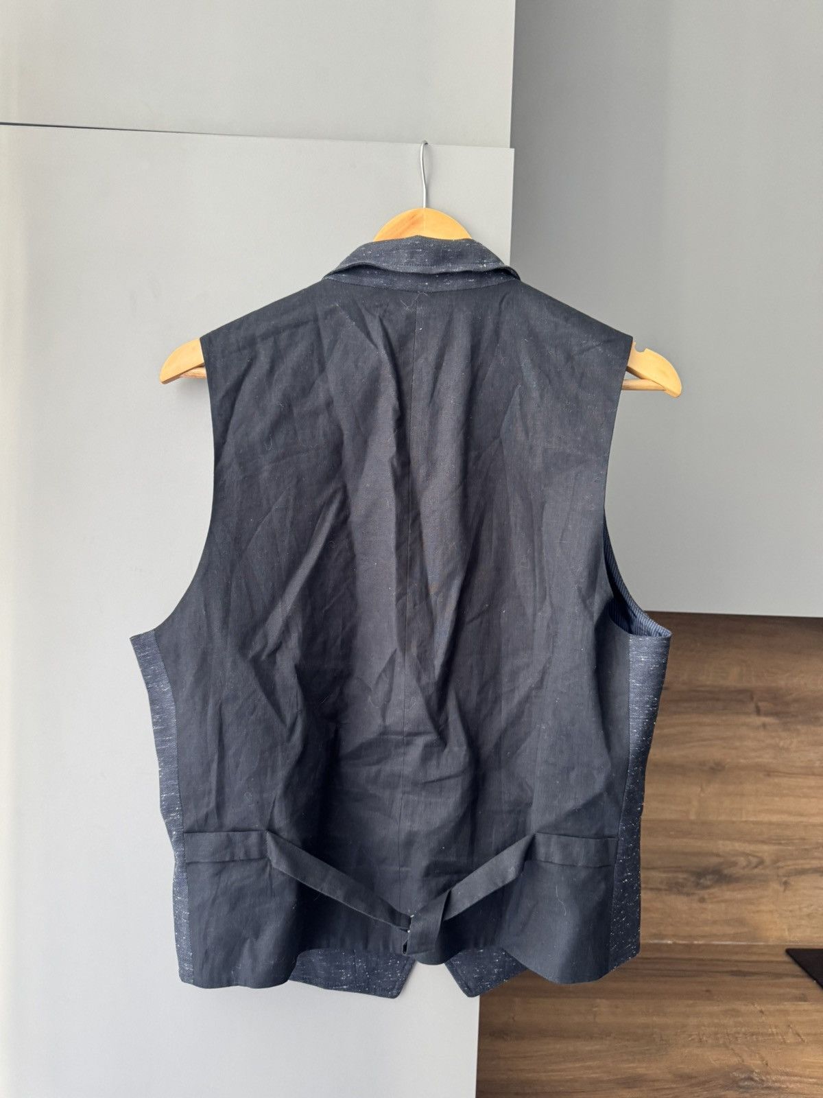 John Varvatos John Varvatos Collection - Navy Wire Collar Vest - Size 48 Size US M / EU 48-50 / 2 - 6 Thumbnail