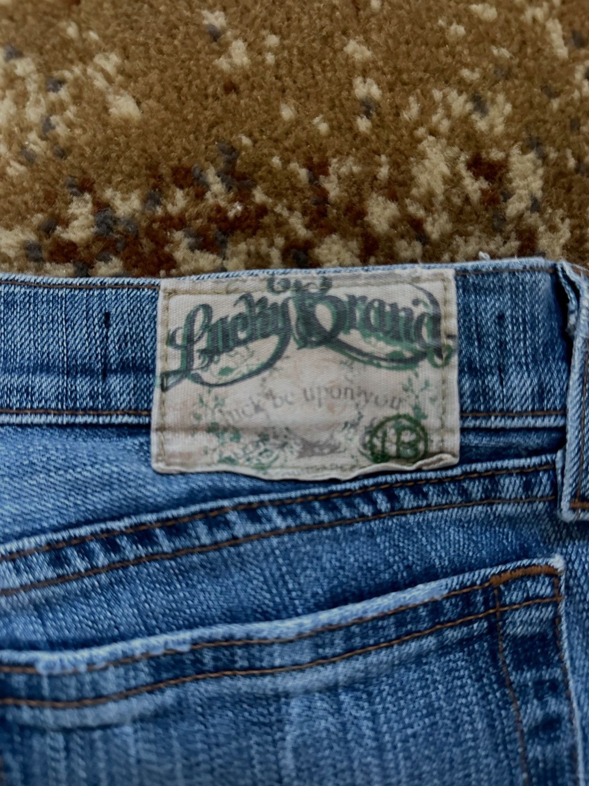 Lucky Brand RARE vintage lucky brand low rise flared leg jeans Size 32" / US 10 / IT 46 - 5 Thumbnail