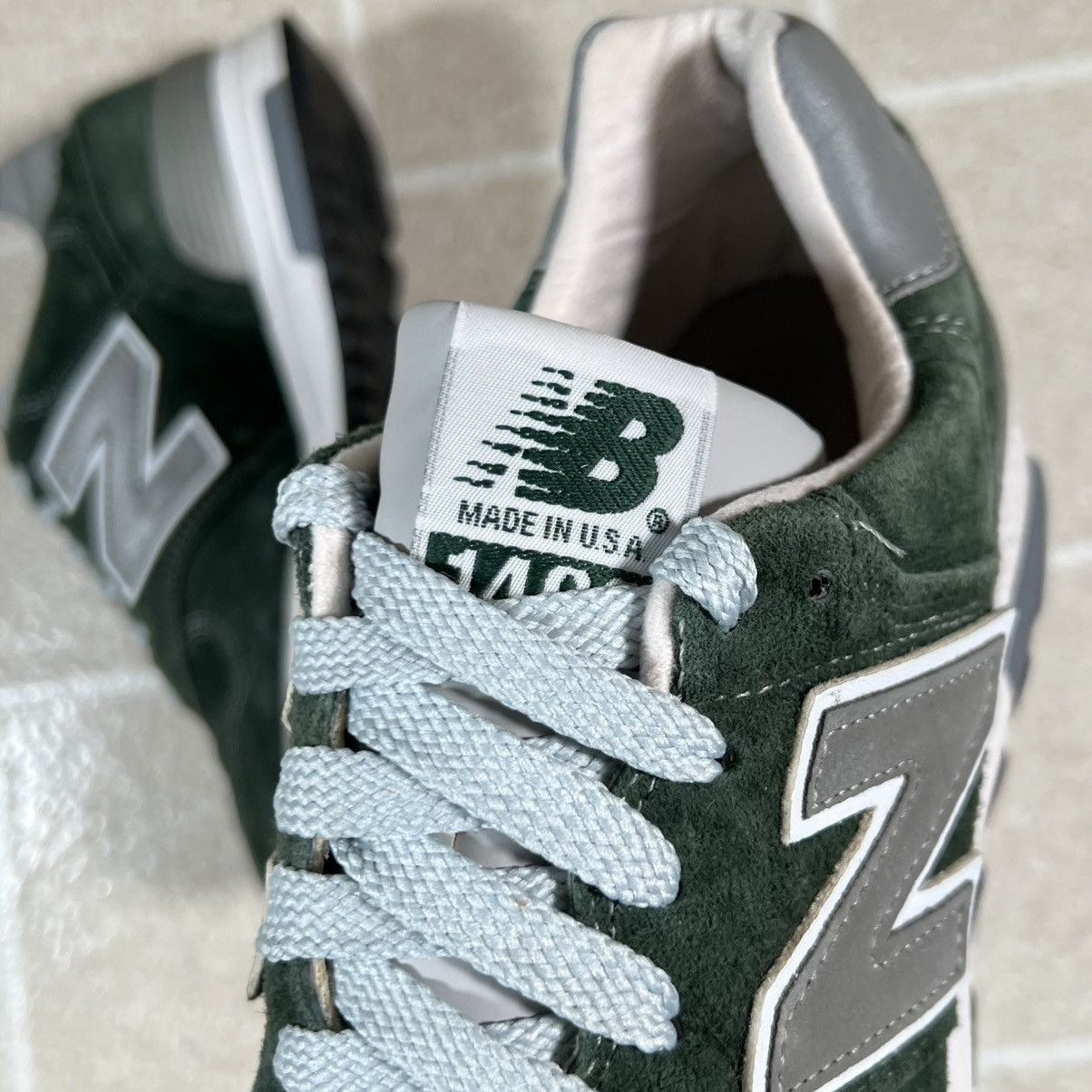 New Balance New Balance 1400 Size 5.5 Made USA Green Suede Sneaker Size US 5.5 / EU 38 - 9 Thumbnail