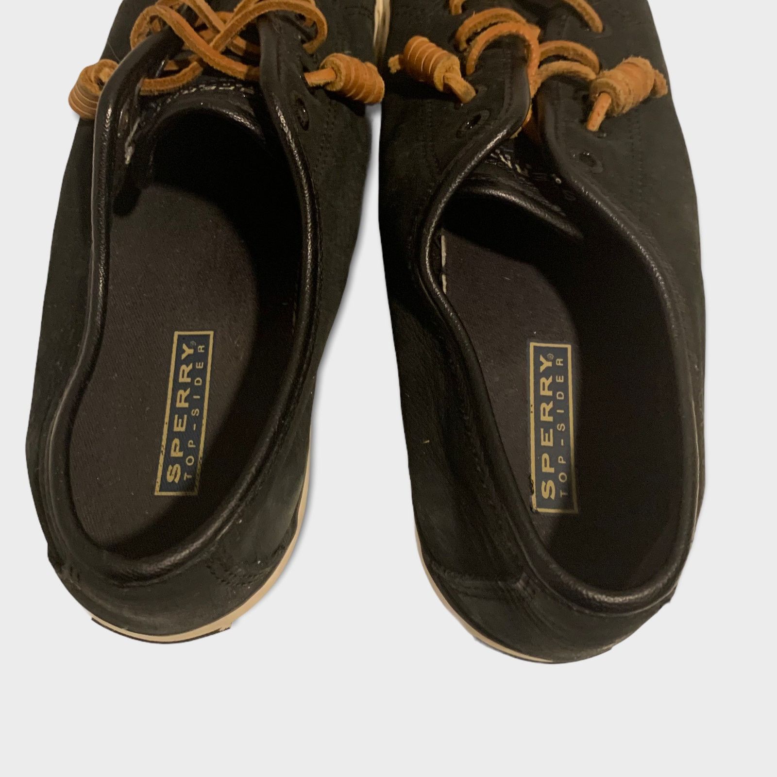 Sperry Sperry Topsider Pier View Black Leather Boat Shoe 8 Maritime Size US 8 / IT 38 - 3 Thumbnail