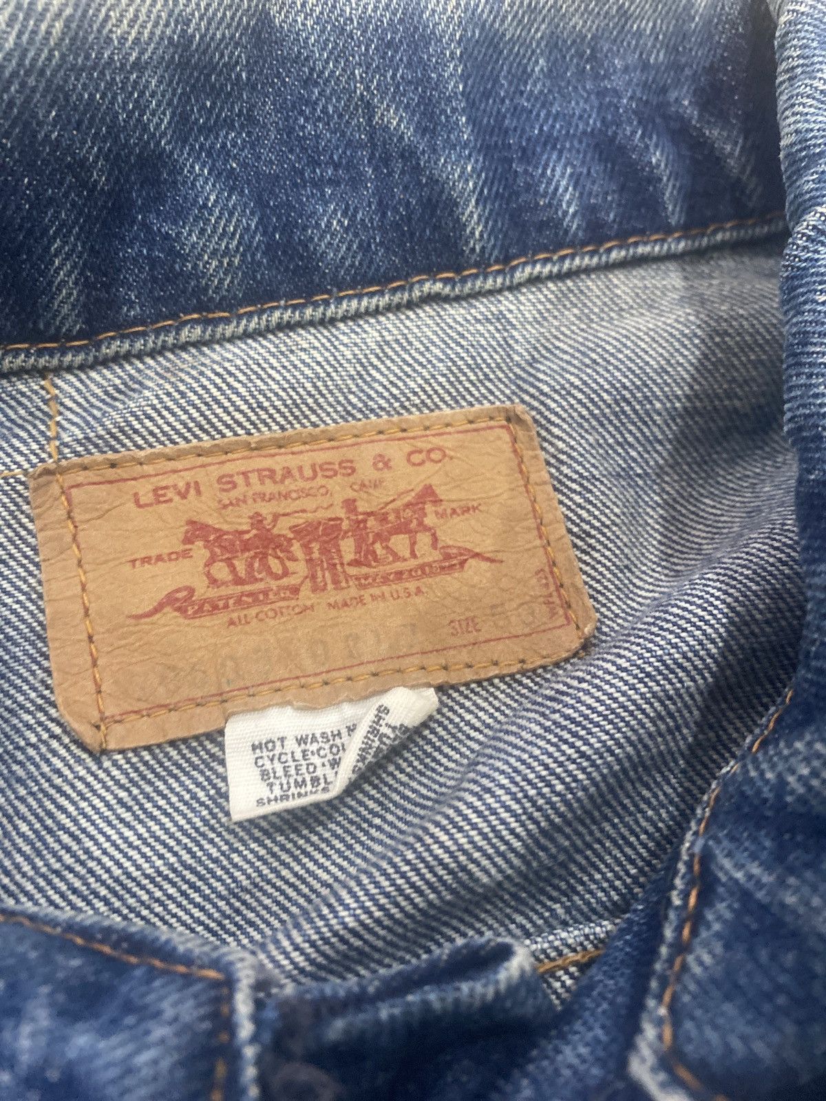 Levi's vintage levis denim jacket Size US XL / EU 56 / 4 - 6 Thumbnail